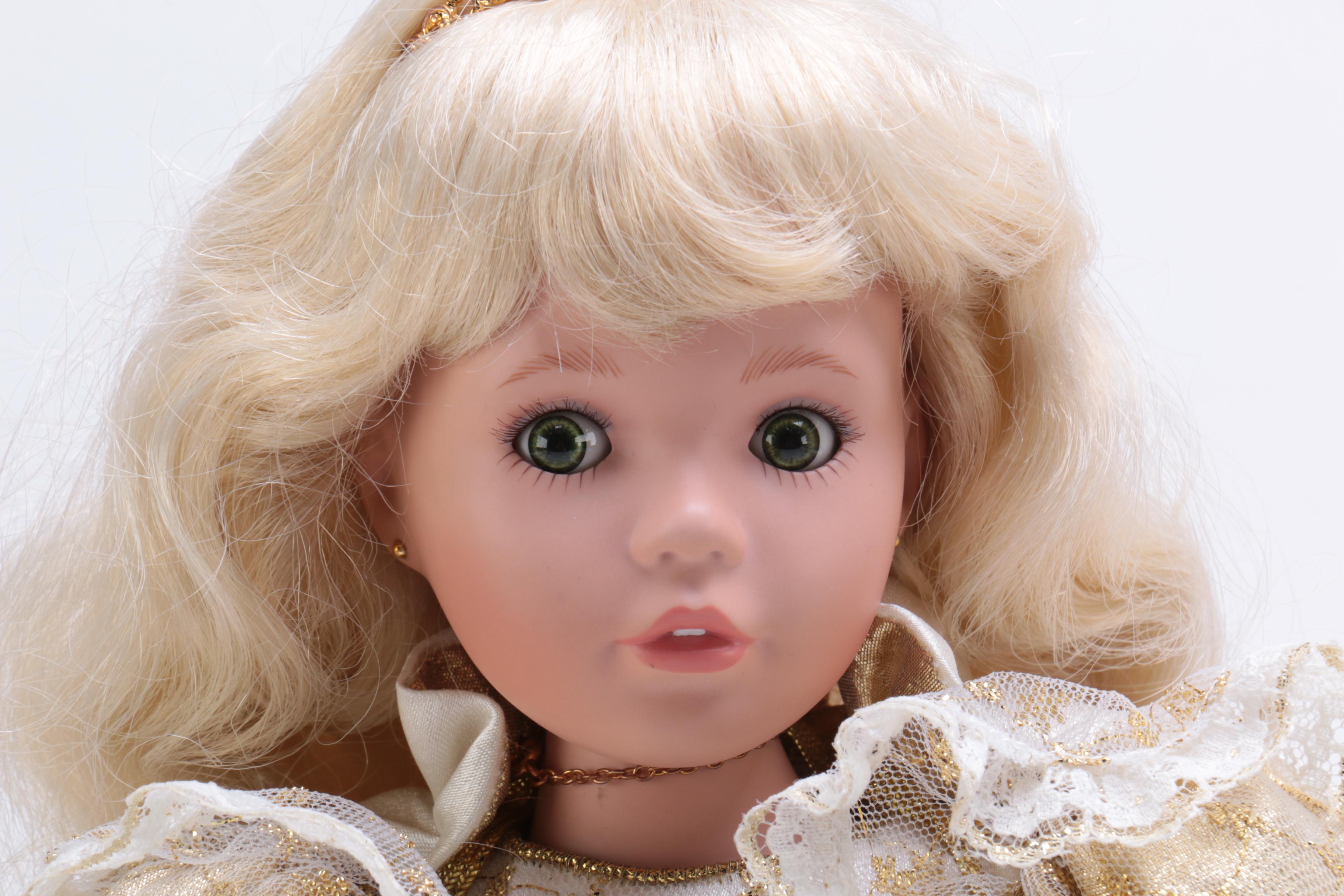 Collection of Three Porcelain Dolls