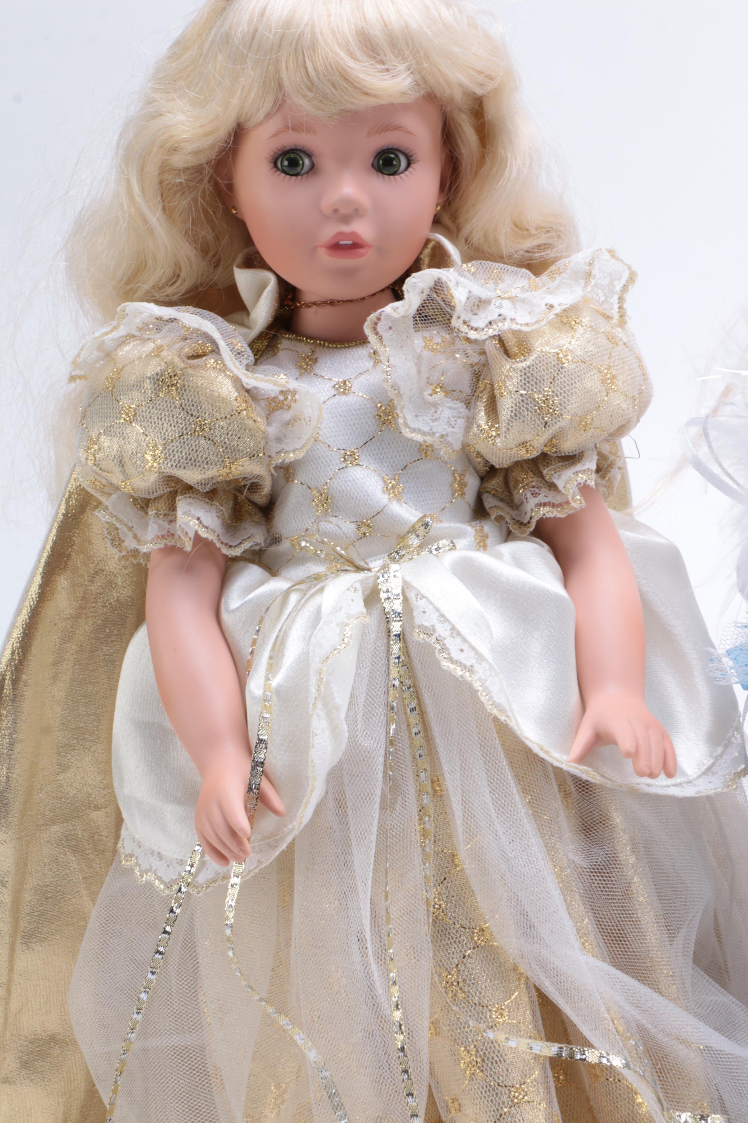 Collection of Three Porcelain Dolls