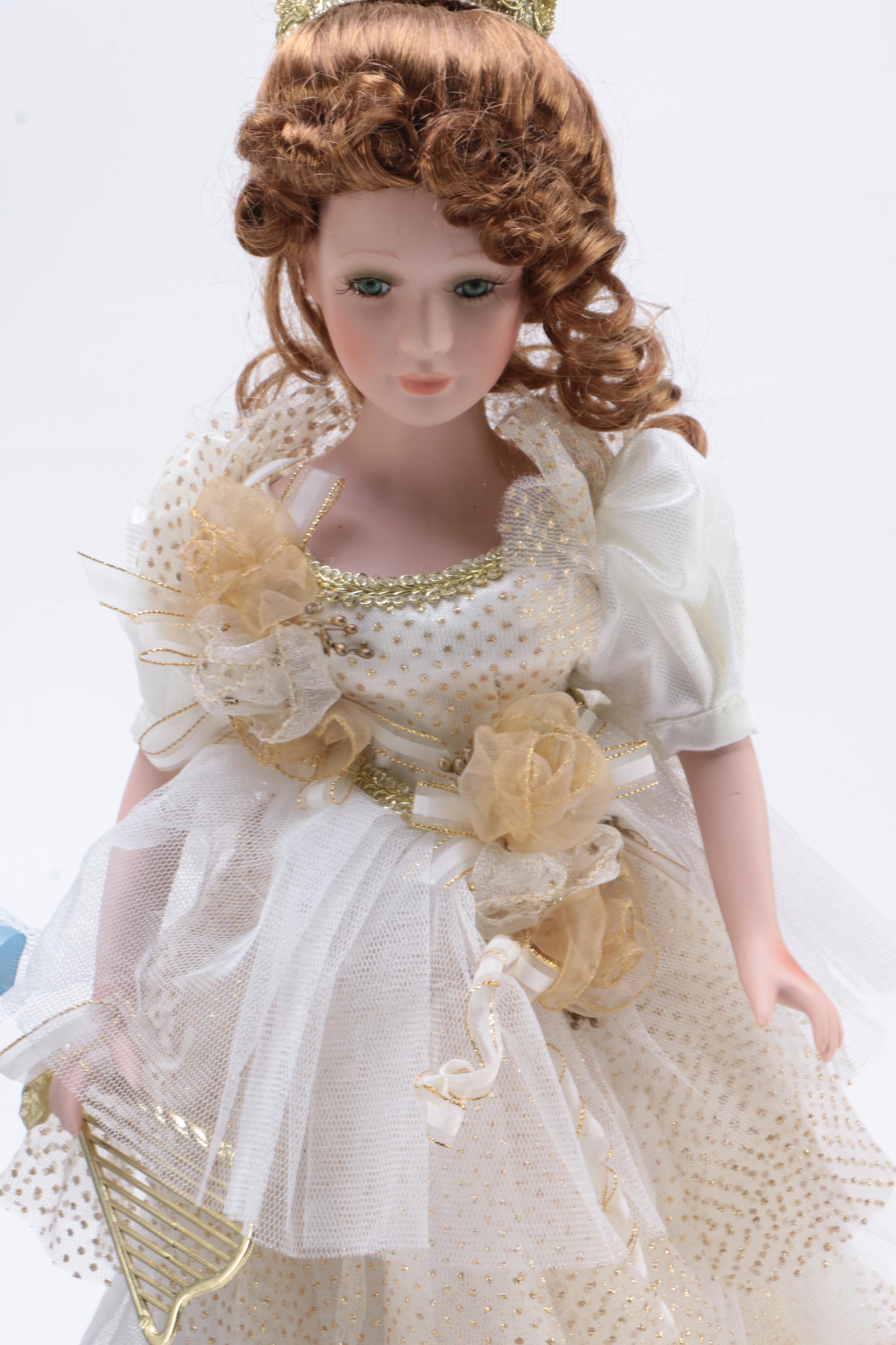 Collection of Three Porcelain Dolls