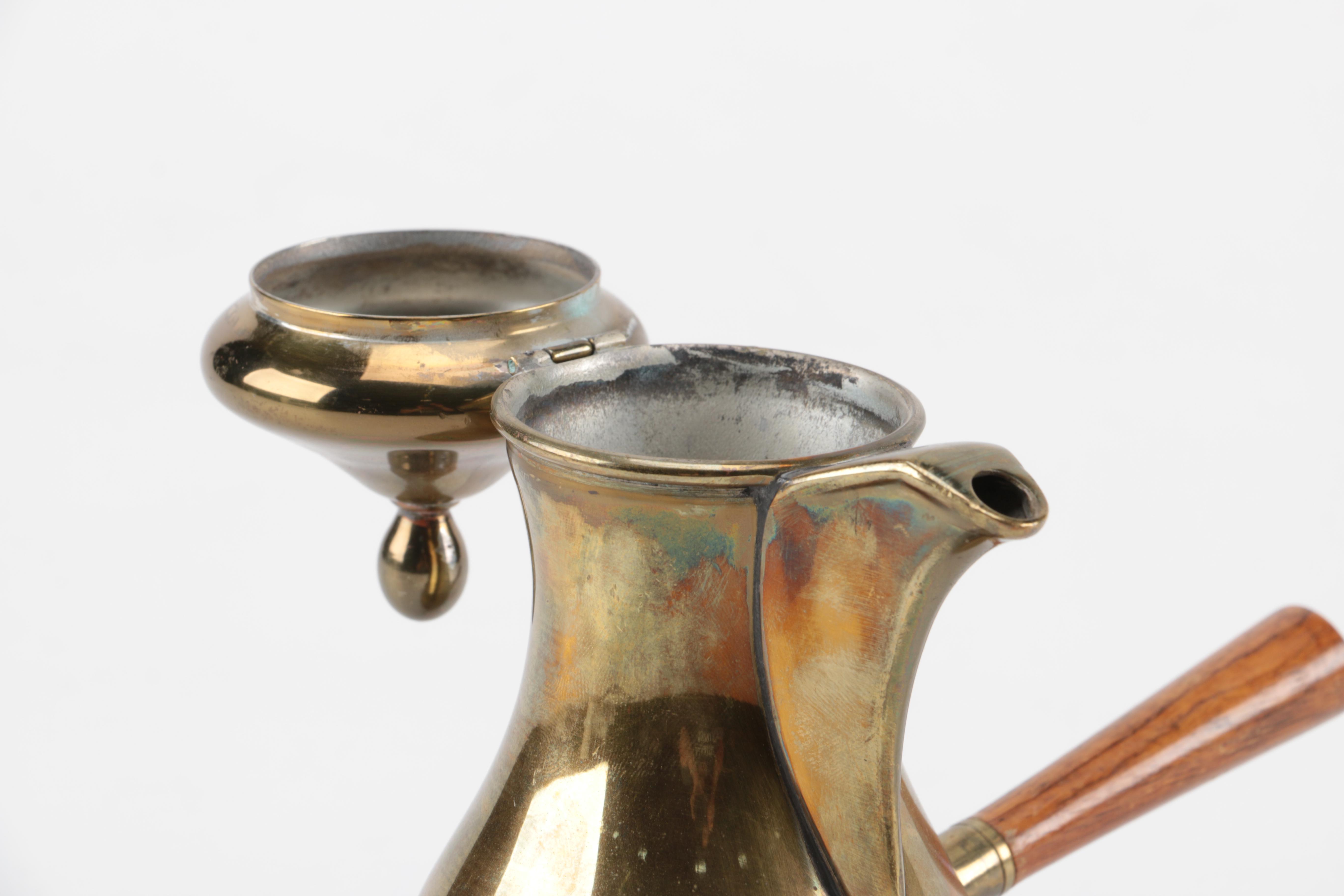 Italian Brass Chocolate Service