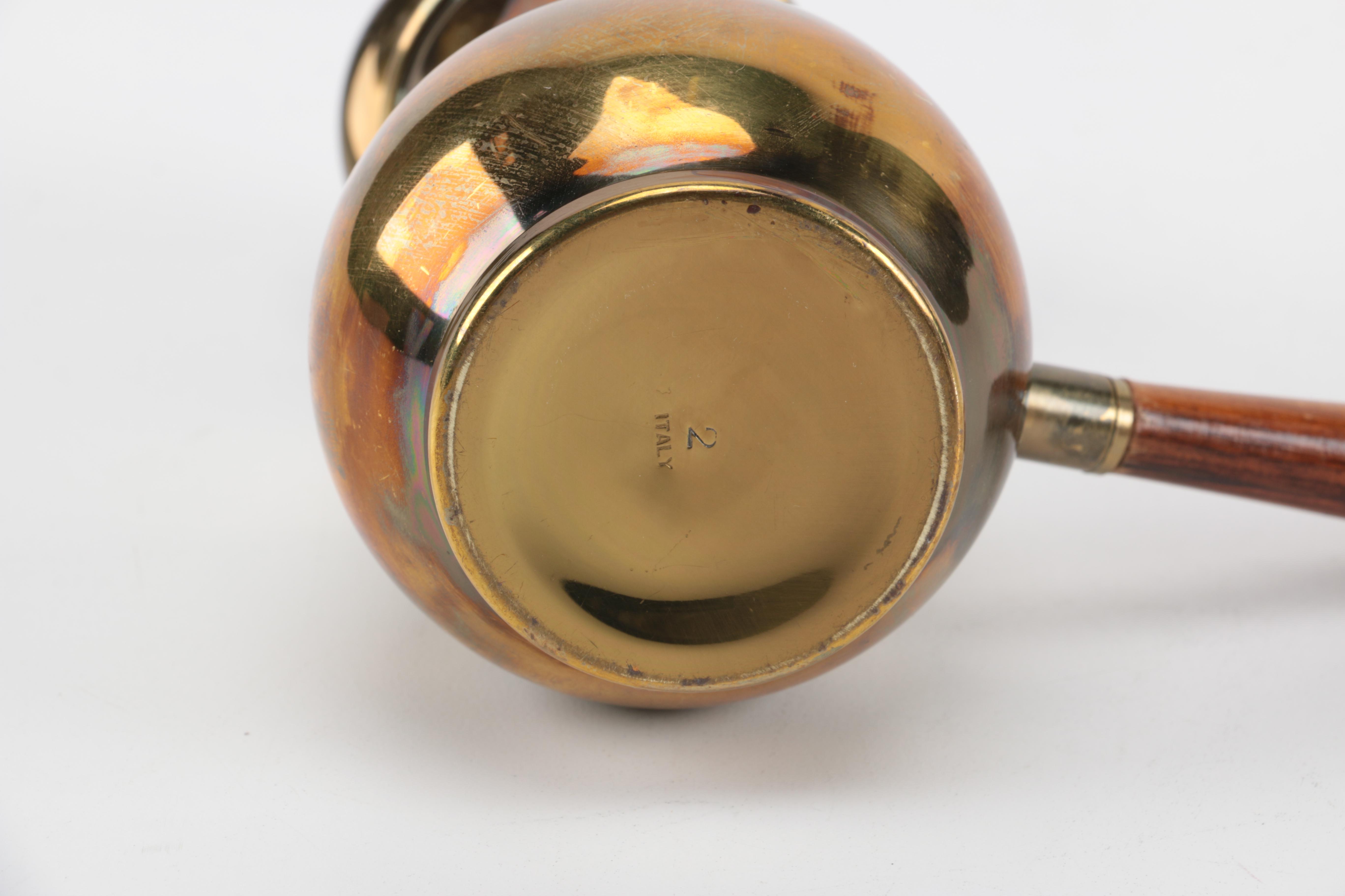 Italian Brass Chocolate Service