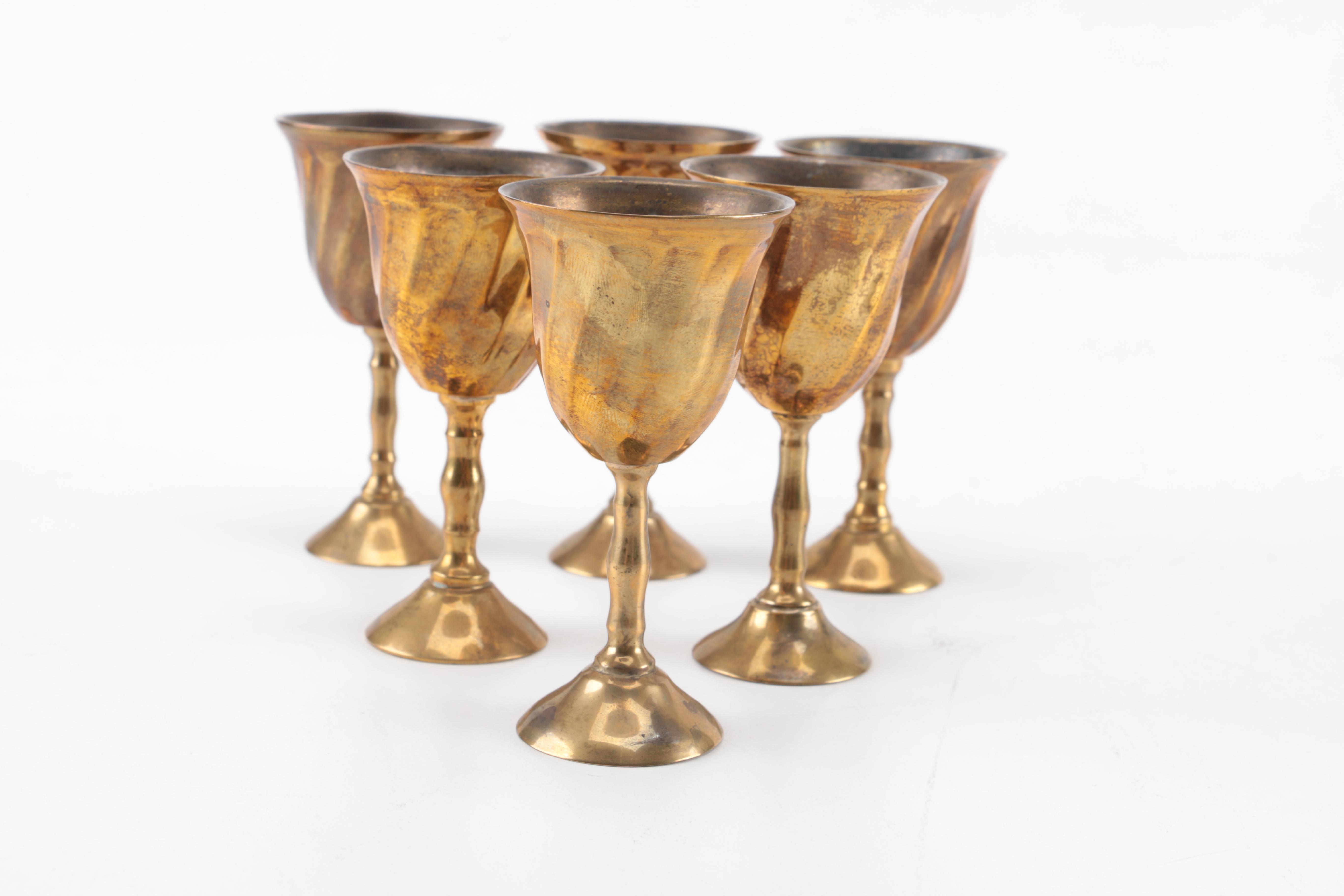 Italian Brass Chocolate Service