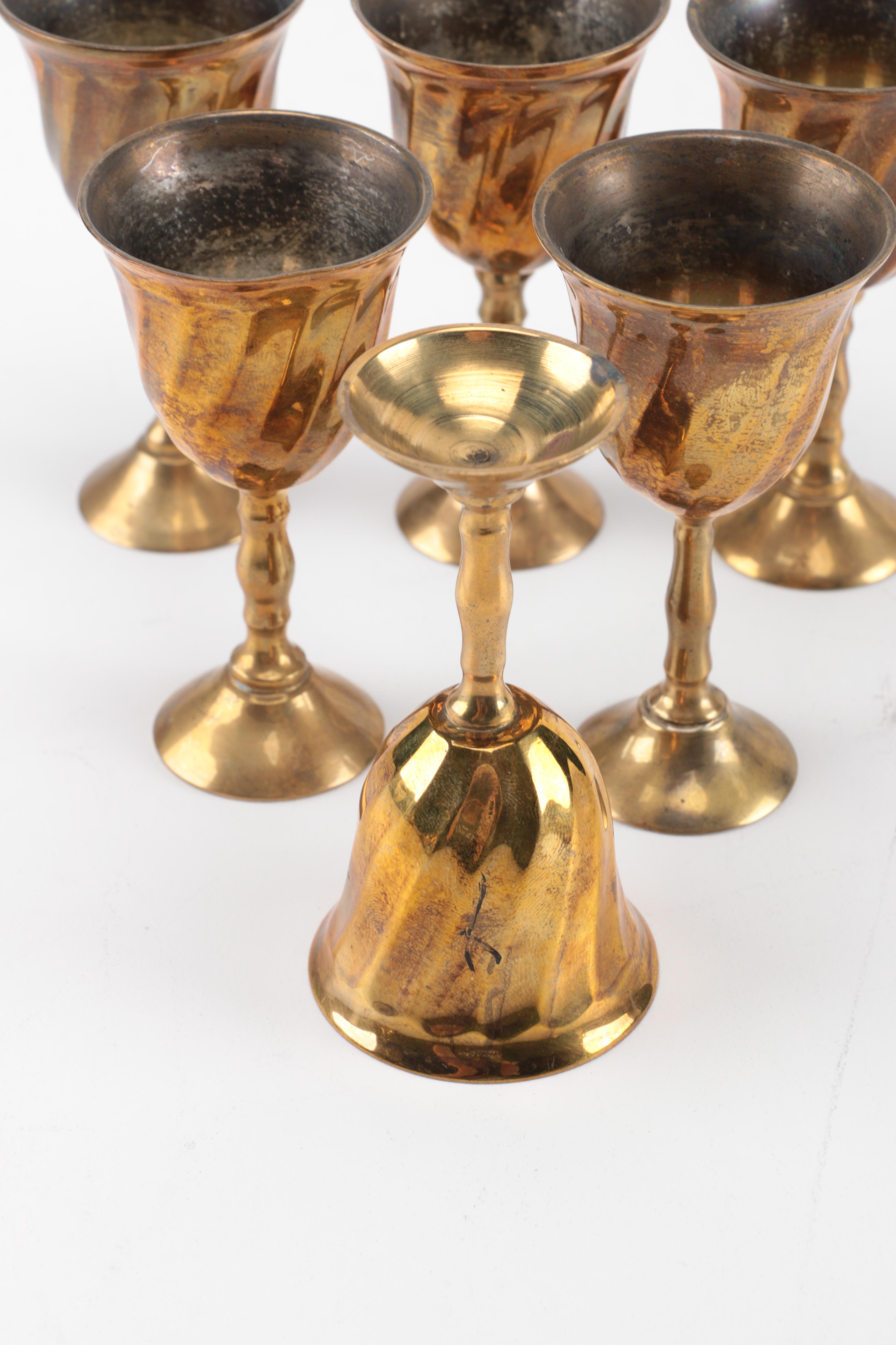 Italian Brass Chocolate Service