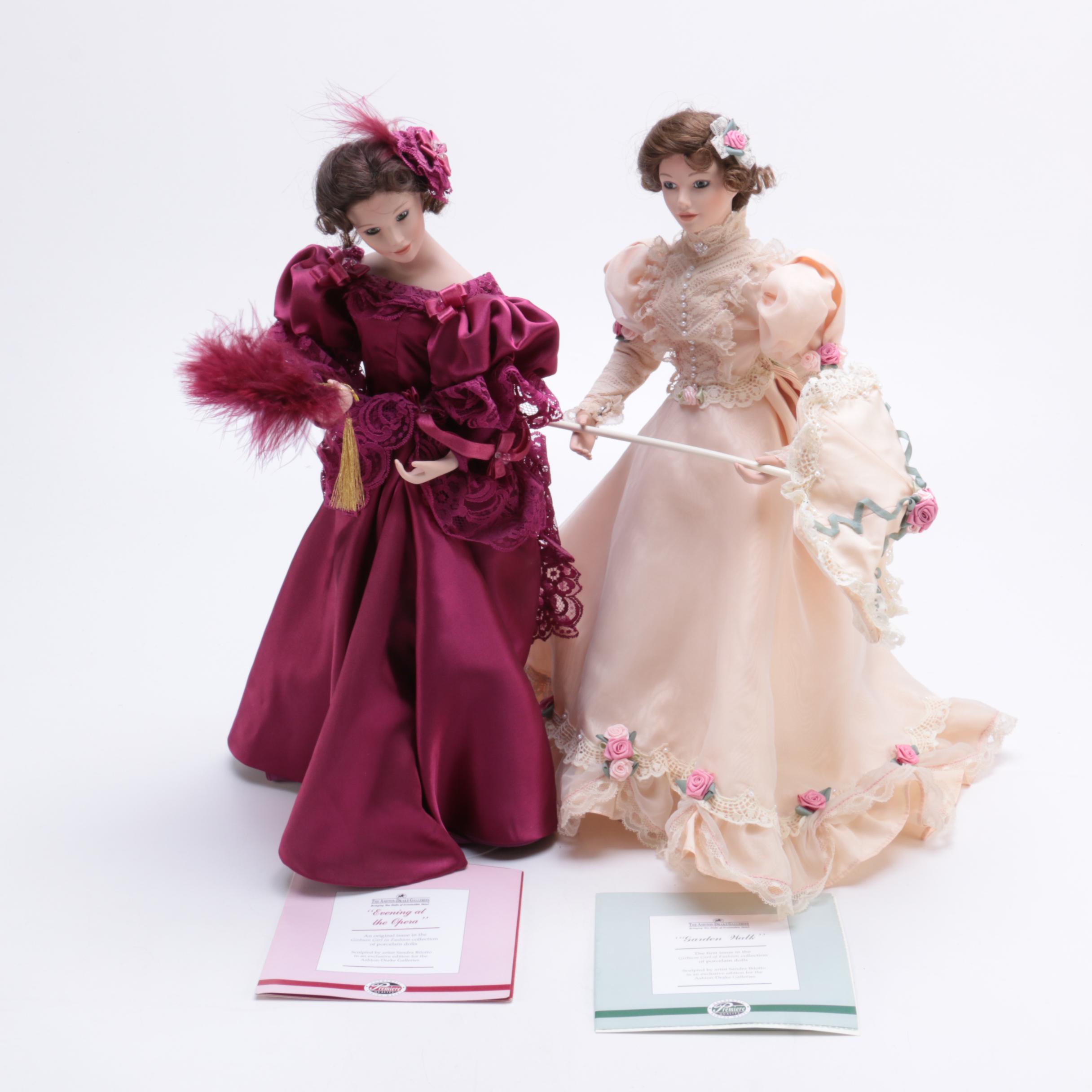 Two Ashton-Drake Porcelain Dolls
