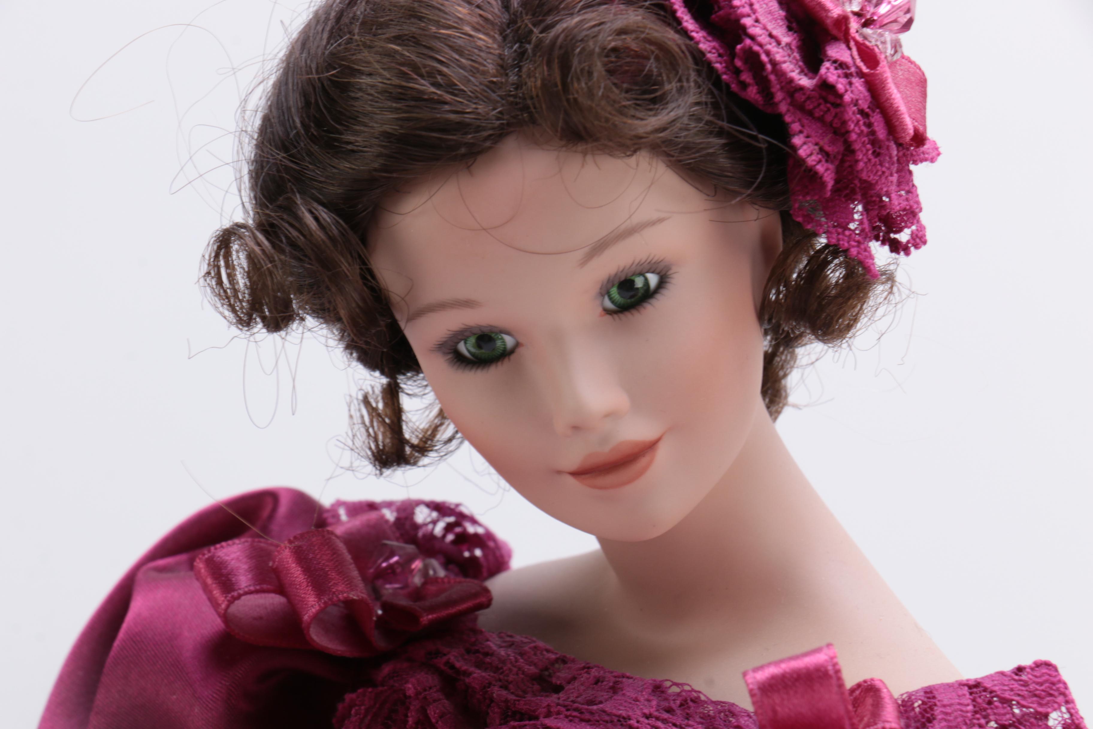 Two Ashton-Drake Porcelain Dolls