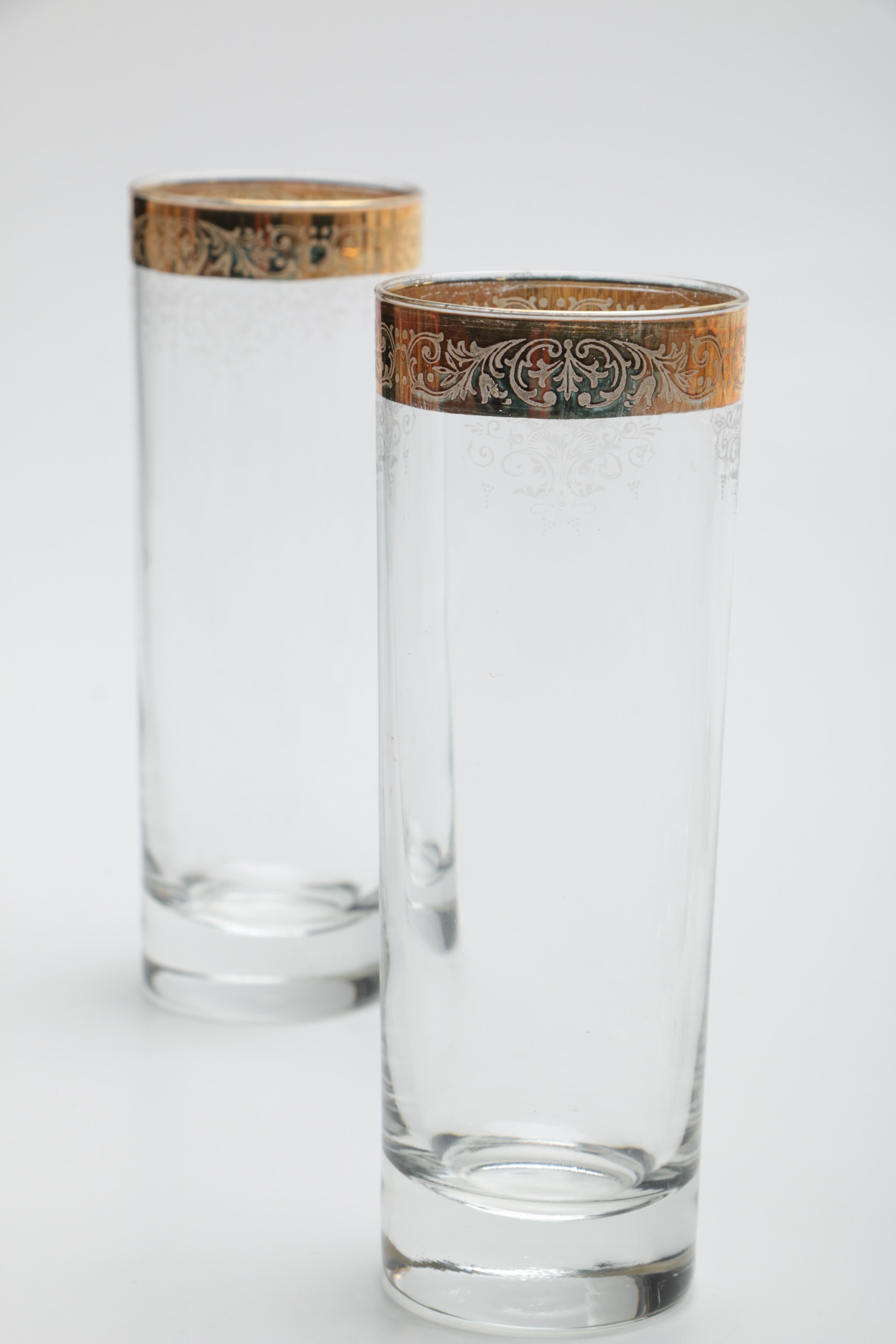 Martini Glassware and Ice Bucket Set