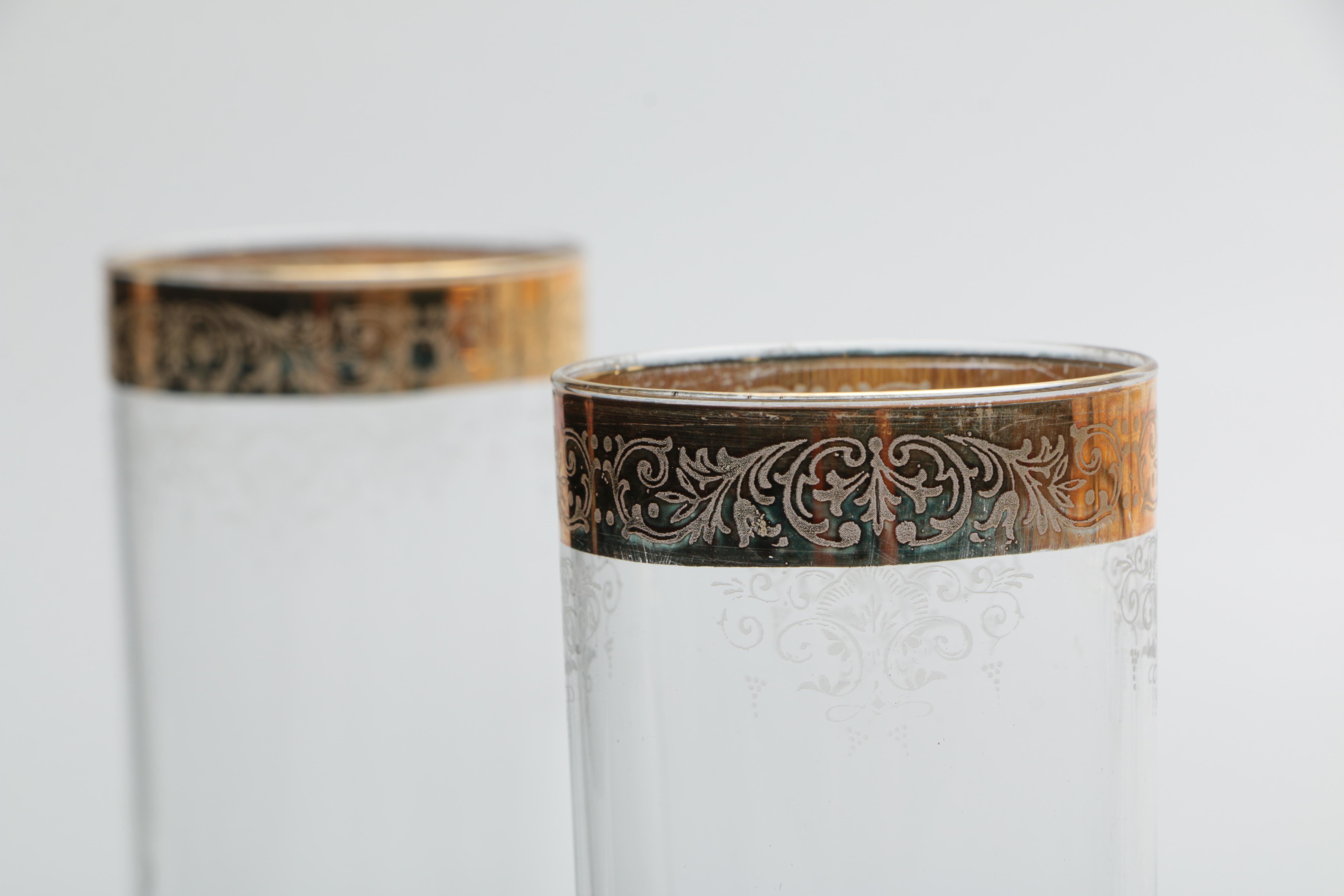 Martini Glassware and Ice Bucket Set