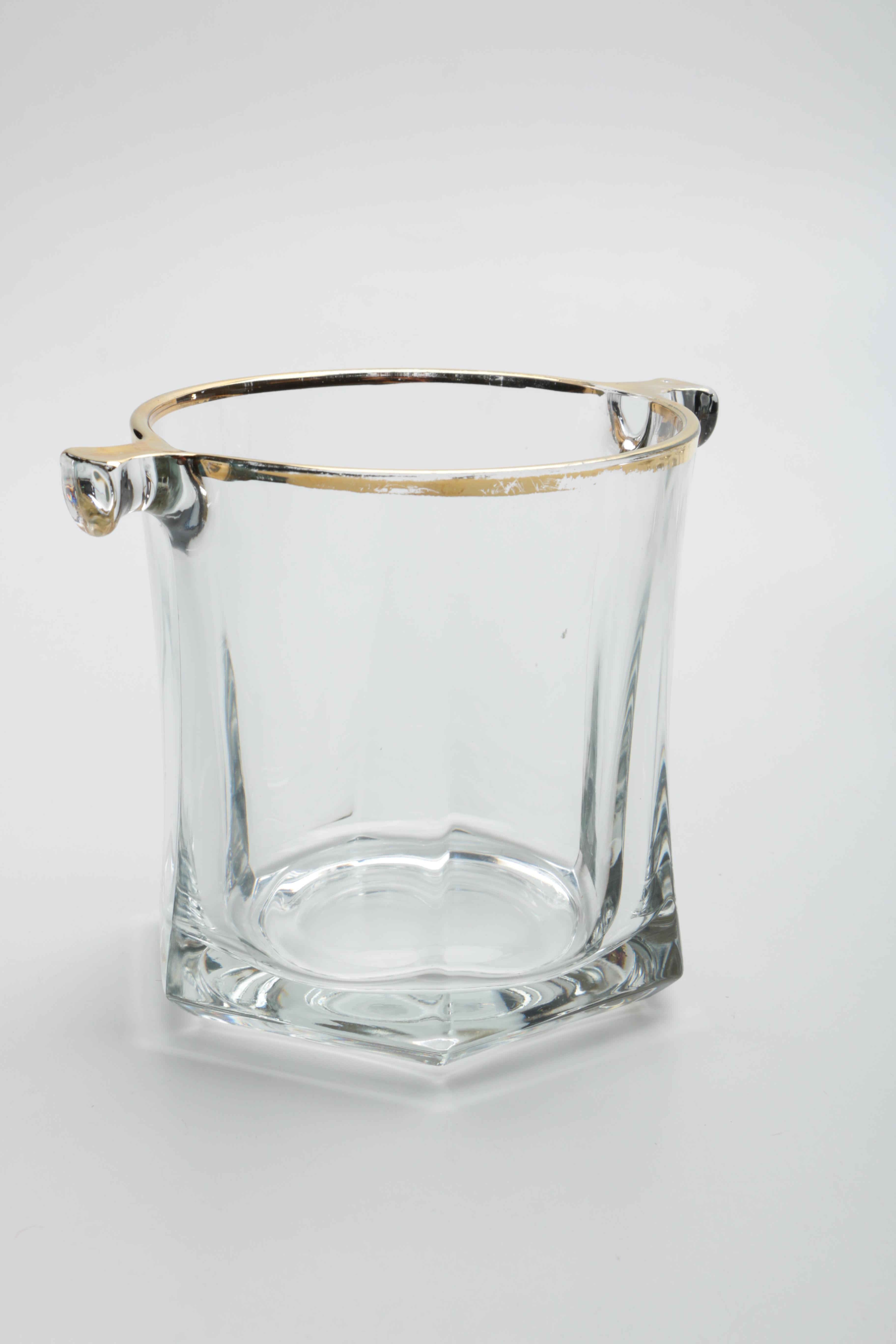 Martini Glassware and Ice Bucket Set