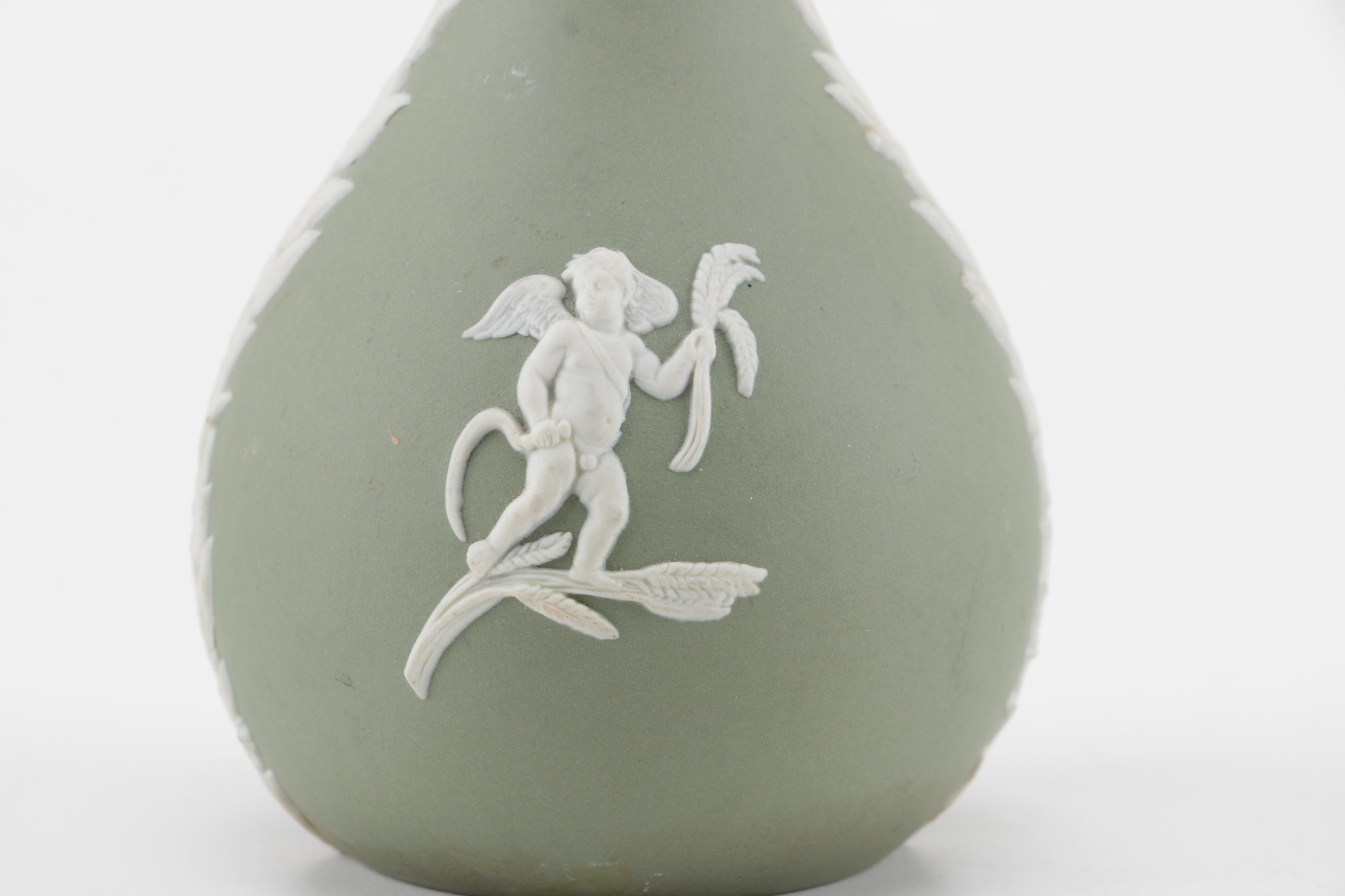 Selection of Wedgwood Green Jasperware