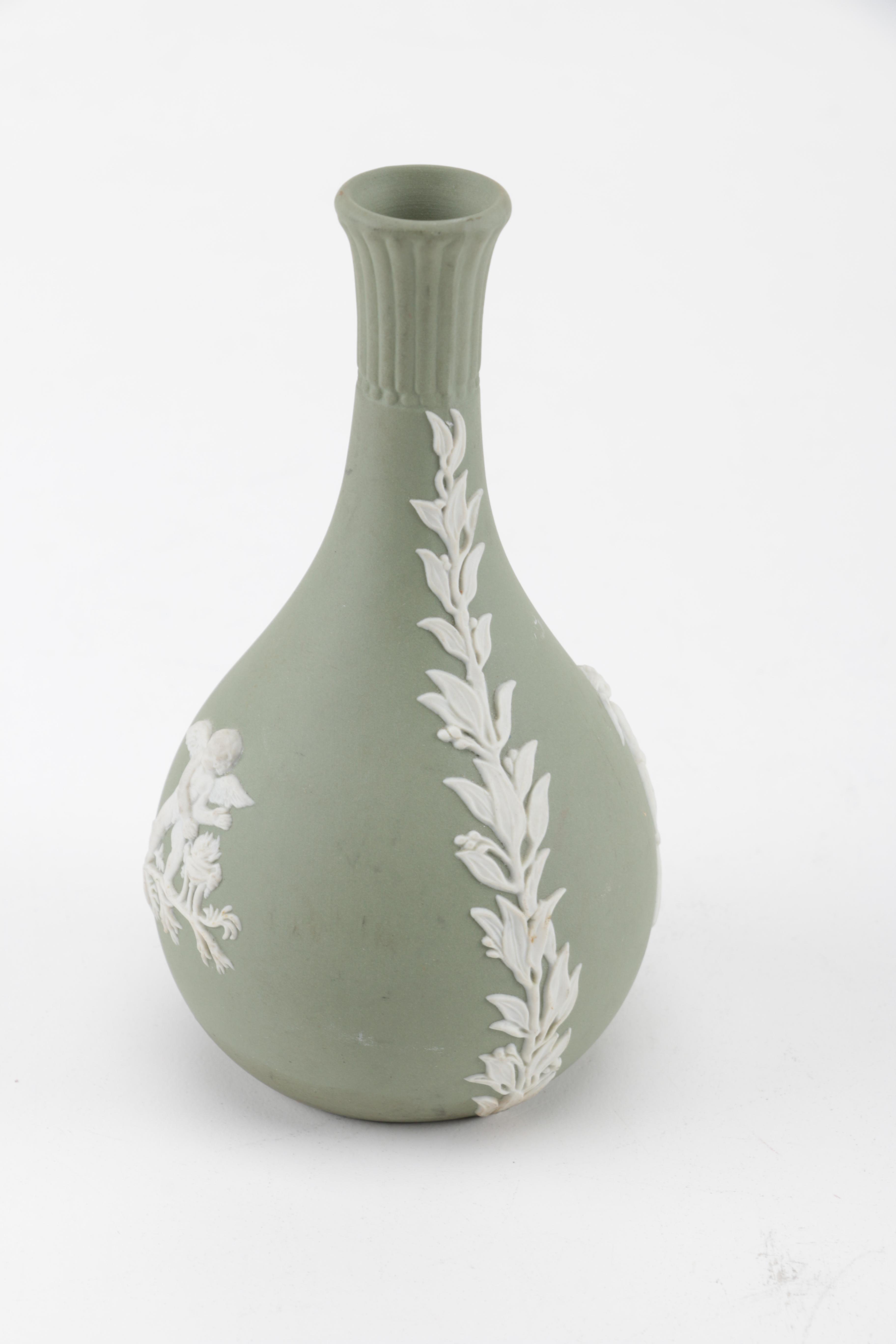 Selection of Wedgwood Green Jasperware