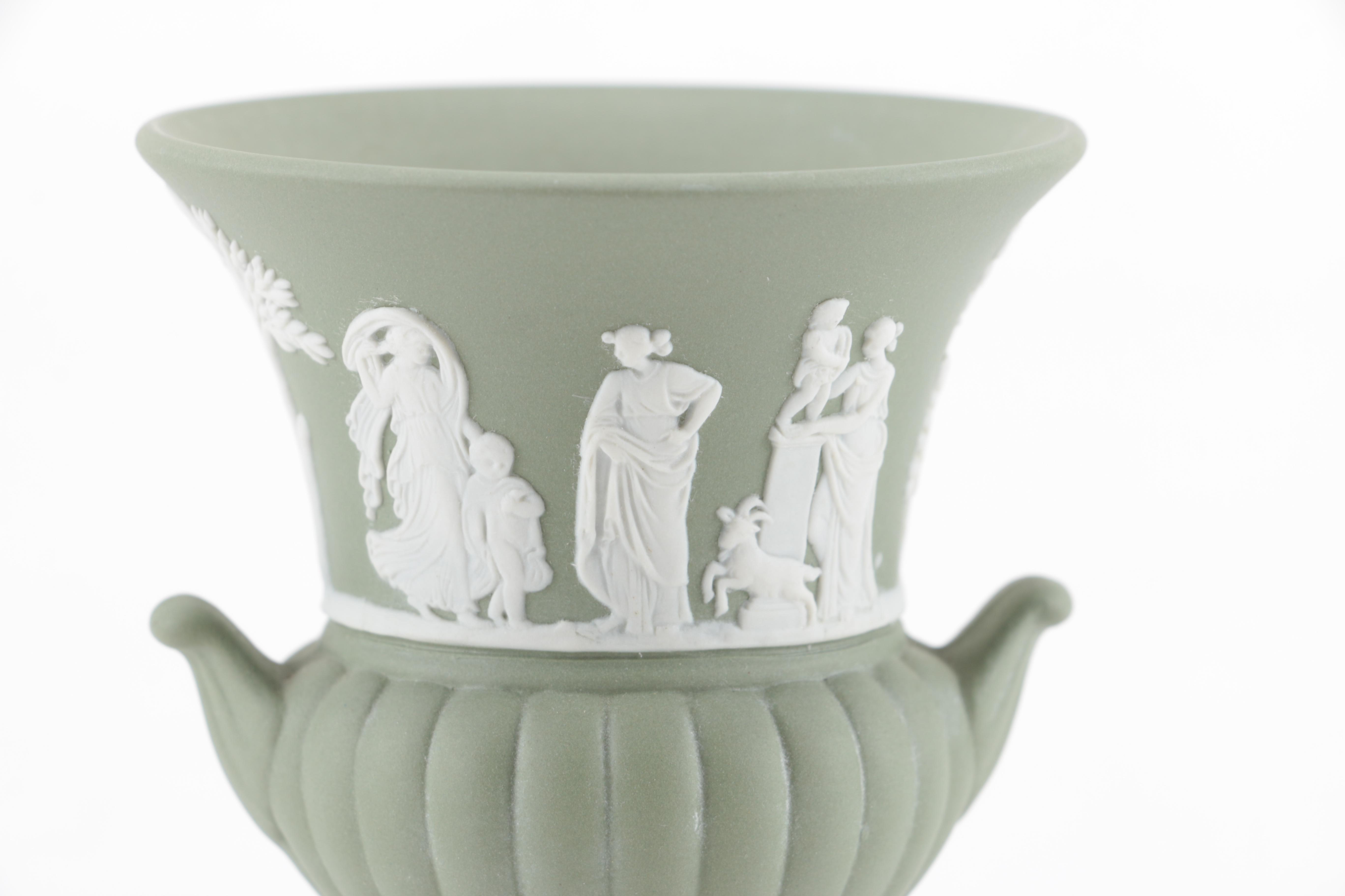 Selection of Wedgwood Green Jasperware
