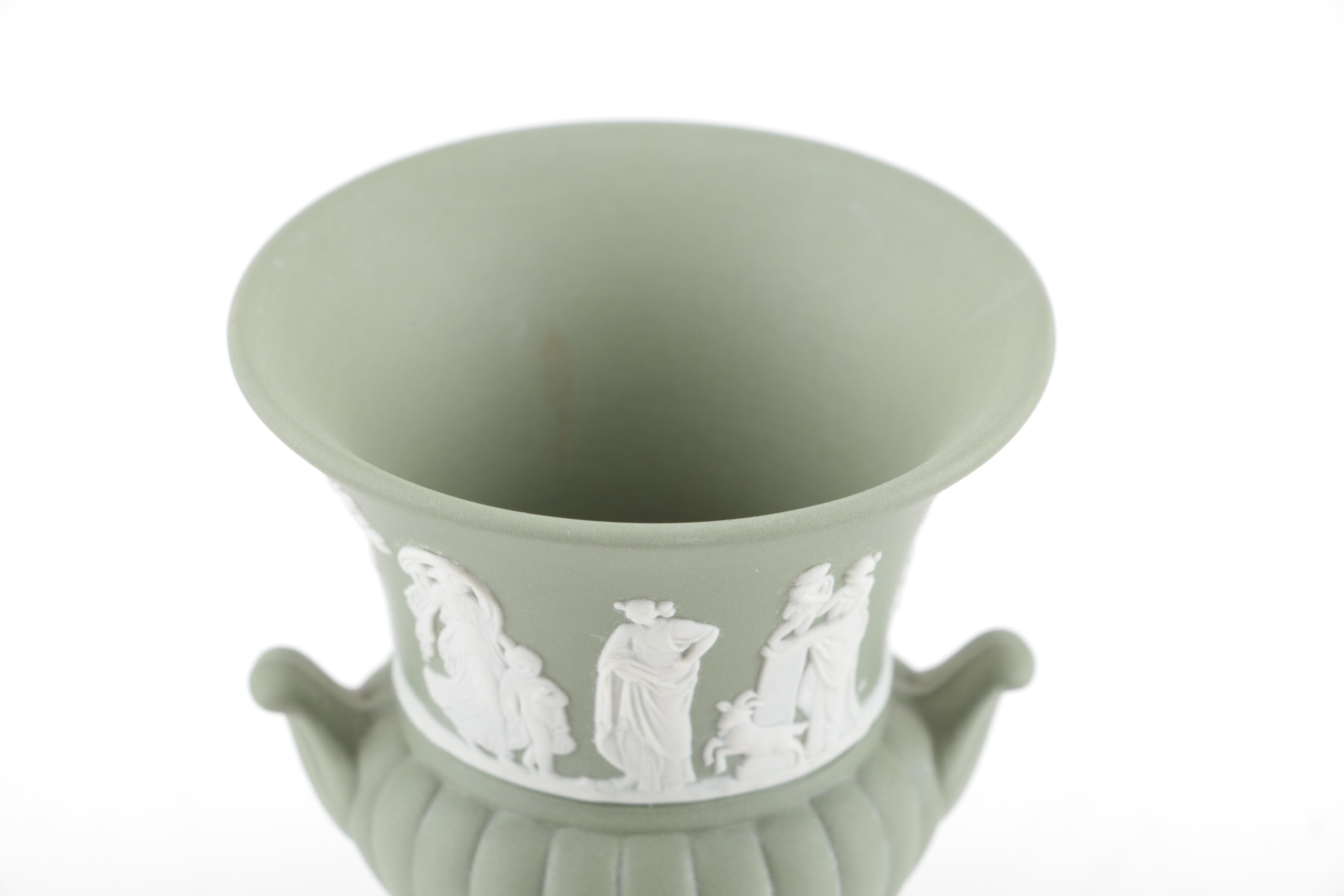 Selection of Wedgwood Green Jasperware