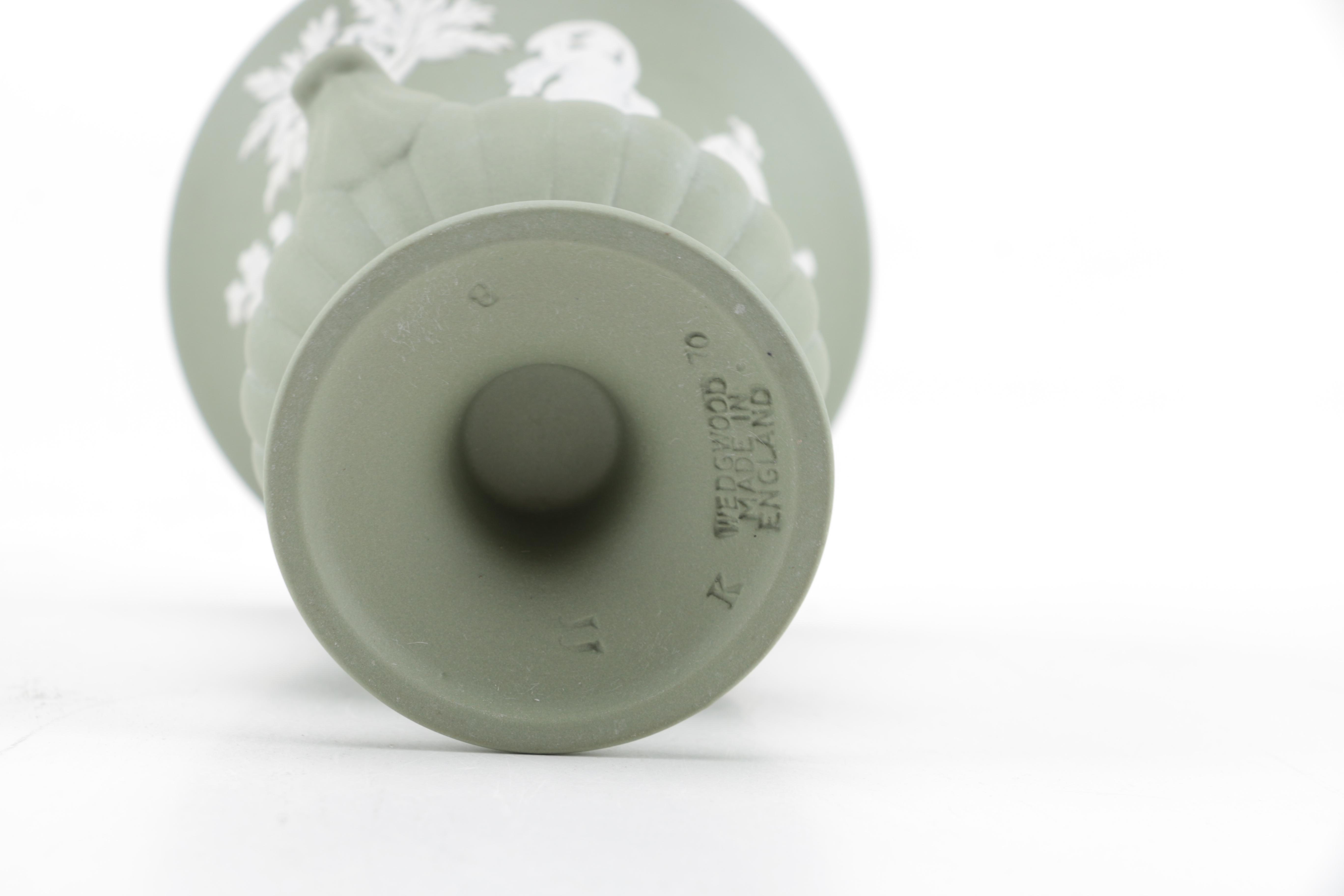 Selection of Wedgwood Green Jasperware