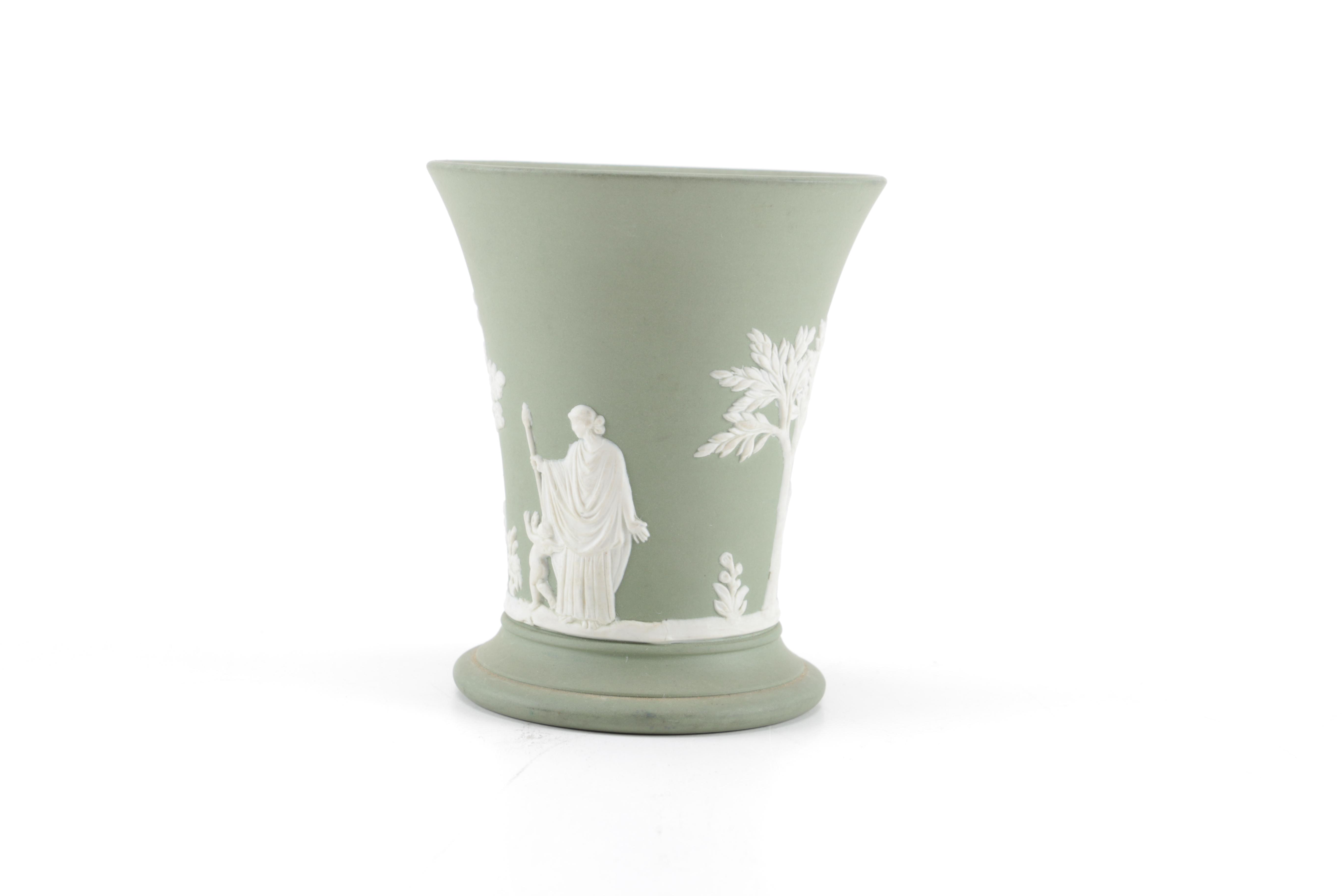 Selection of Wedgwood Green Jasperware