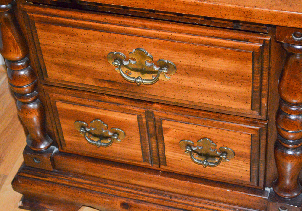 Vintage Chippendale Inspired Nightstand