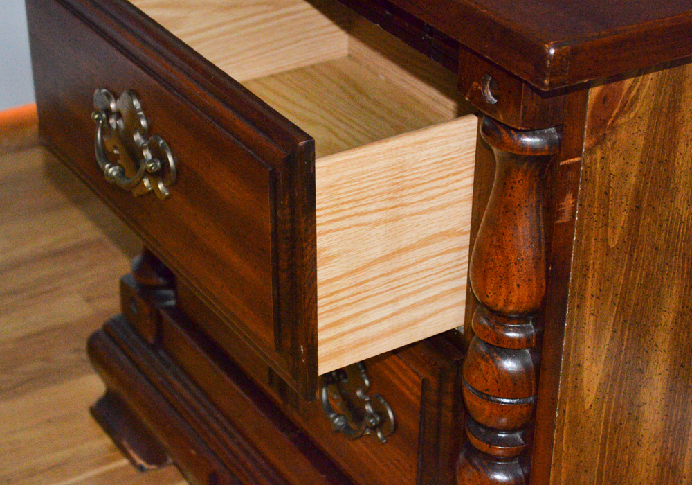 Vintage Chippendale Inspired Nightstand