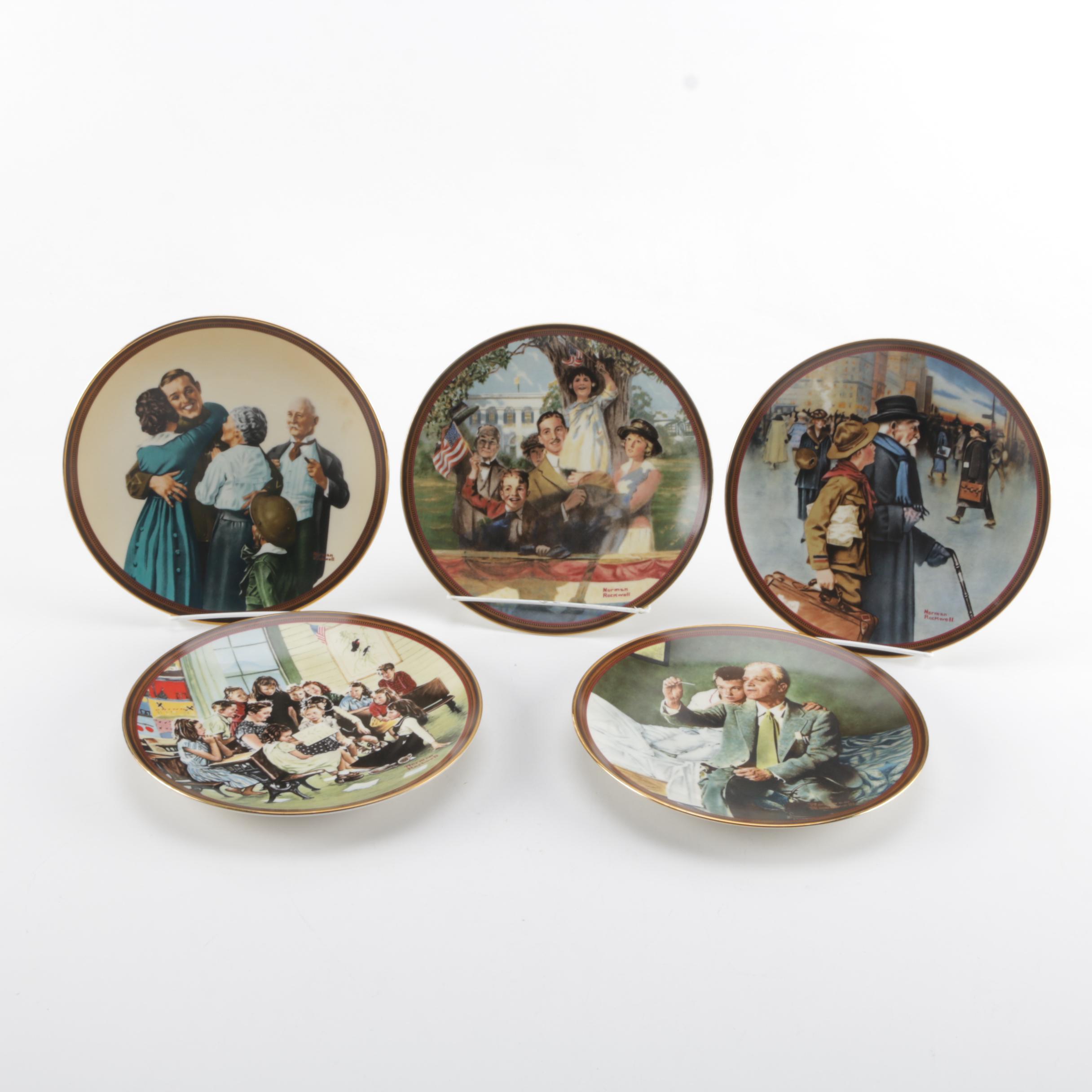 Knowles Norman Rockwell "The One's We Love" Collector Decor Plates