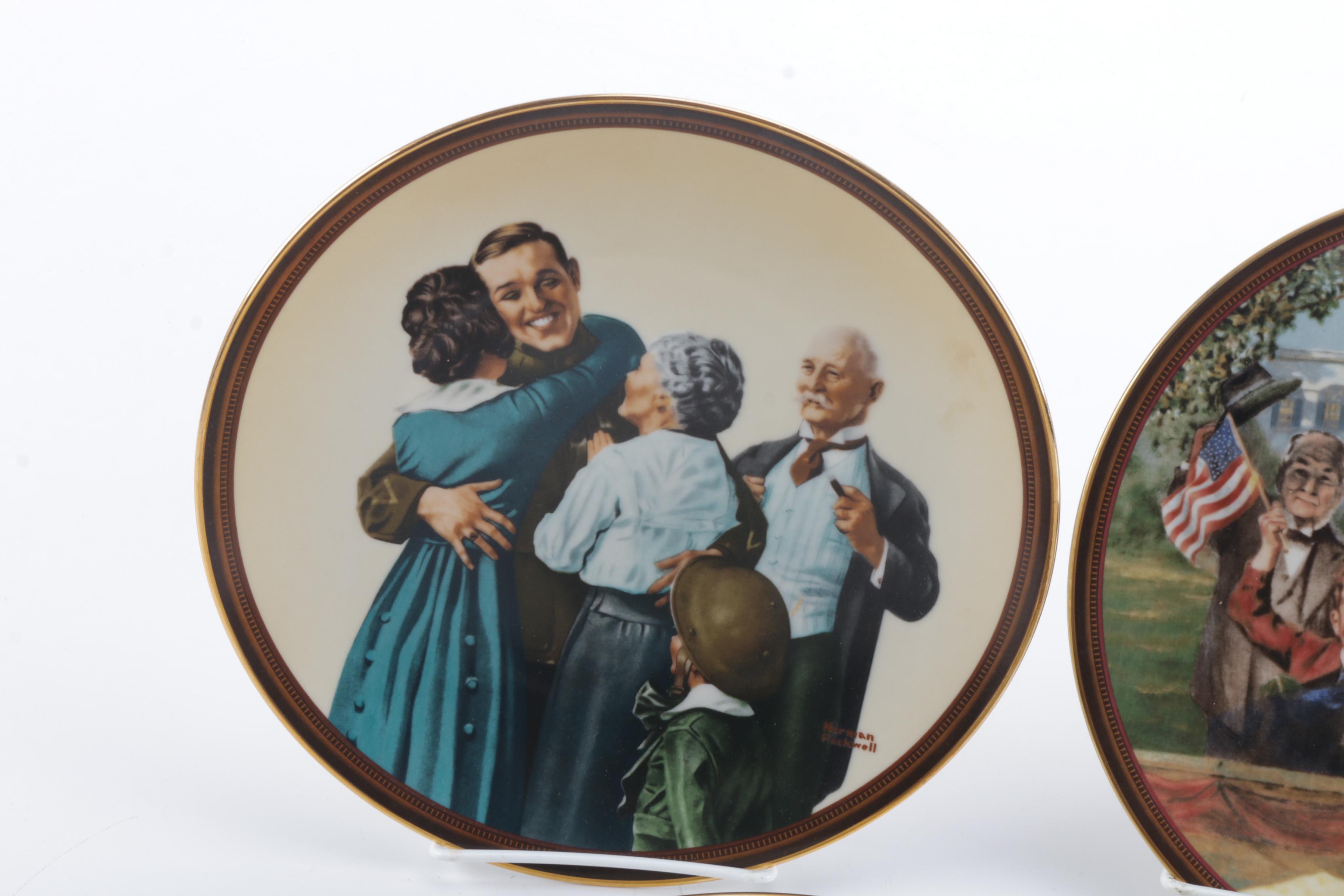 Knowles Norman Rockwell "The One's We Love" Collector Decor Plates