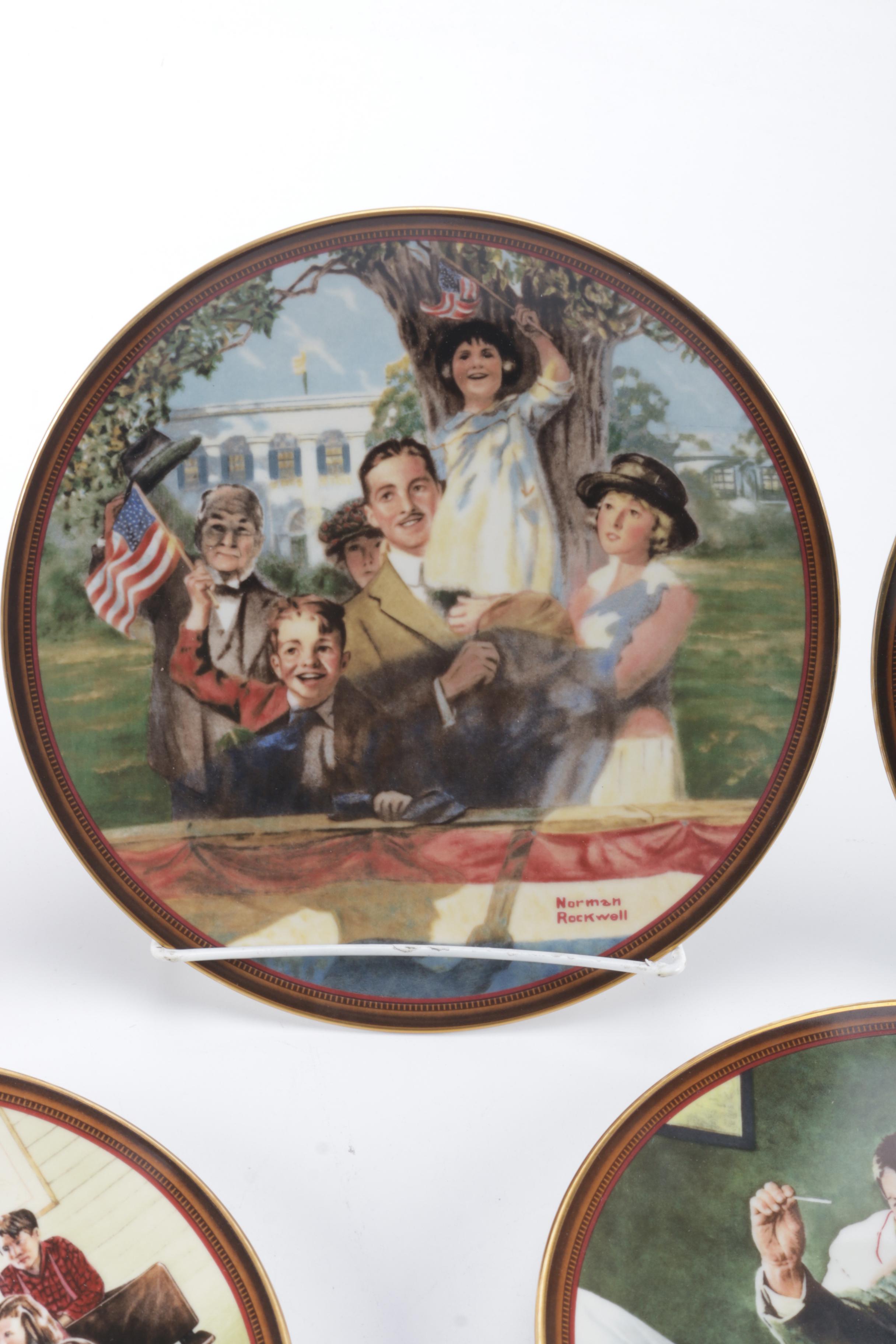 Knowles Norman Rockwell "The One's We Love" Collector Decor Plates
