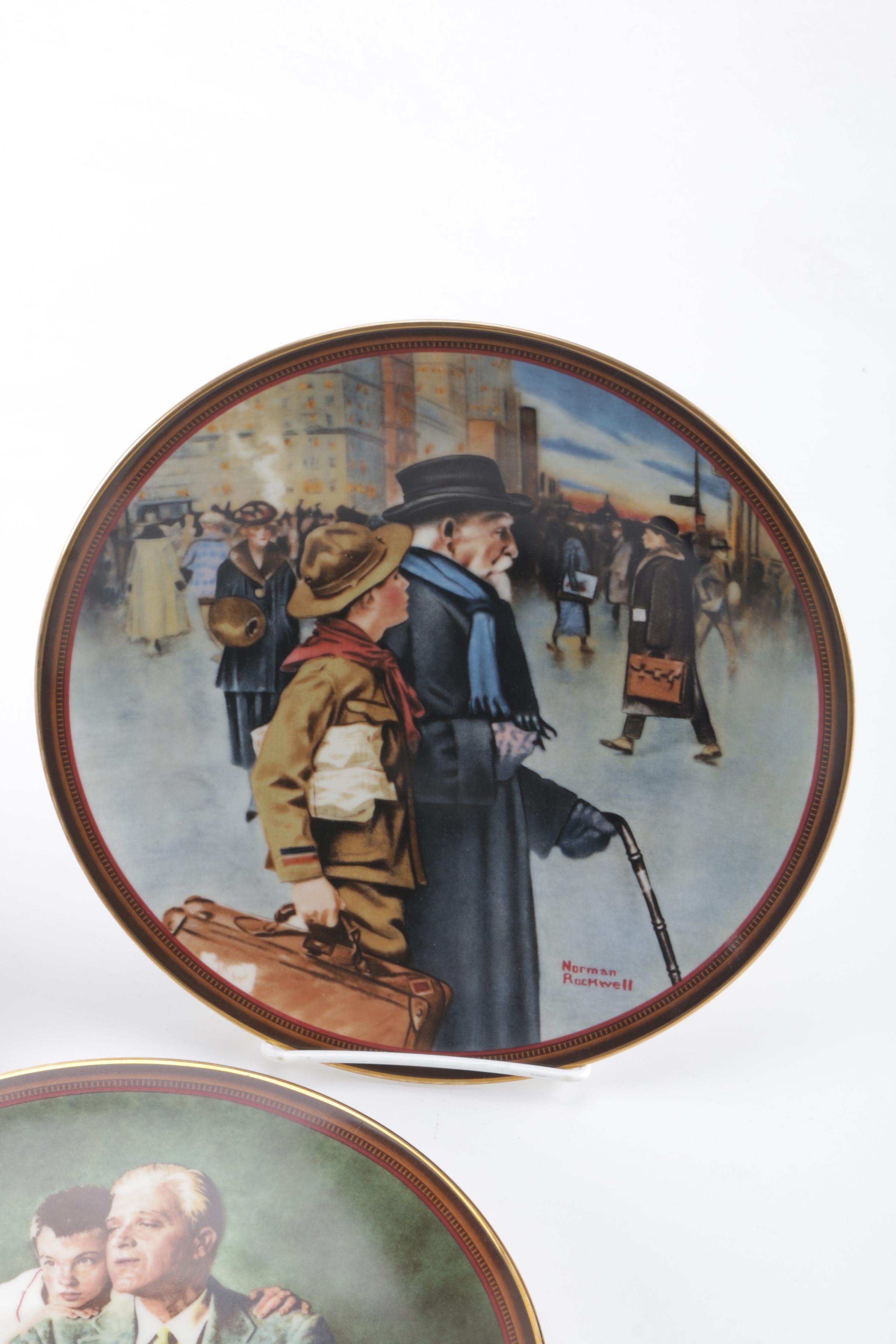 Knowles Norman Rockwell "The One's We Love" Collector Decor Plates