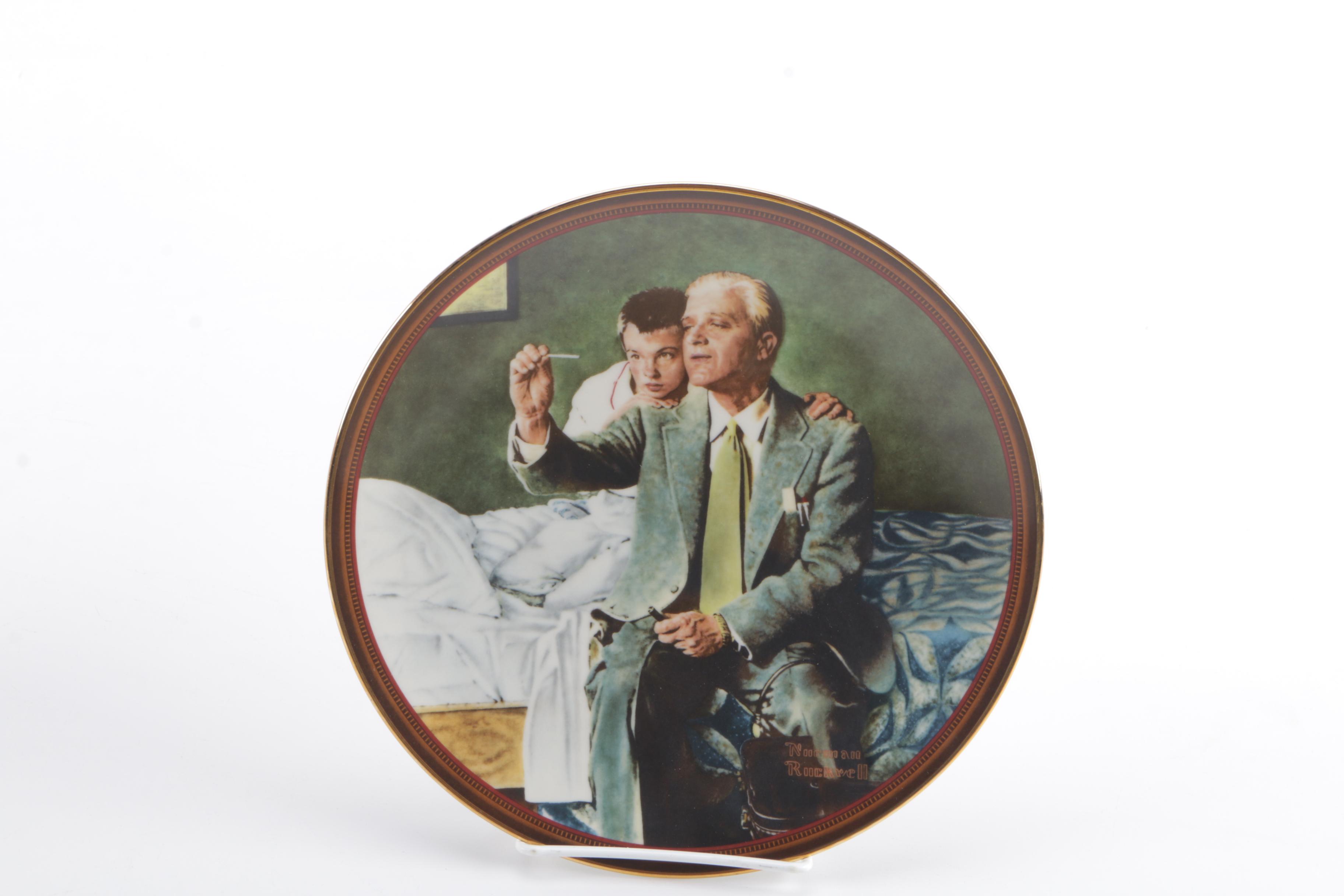 Knowles Norman Rockwell "The One's We Love" Collector Decor Plates