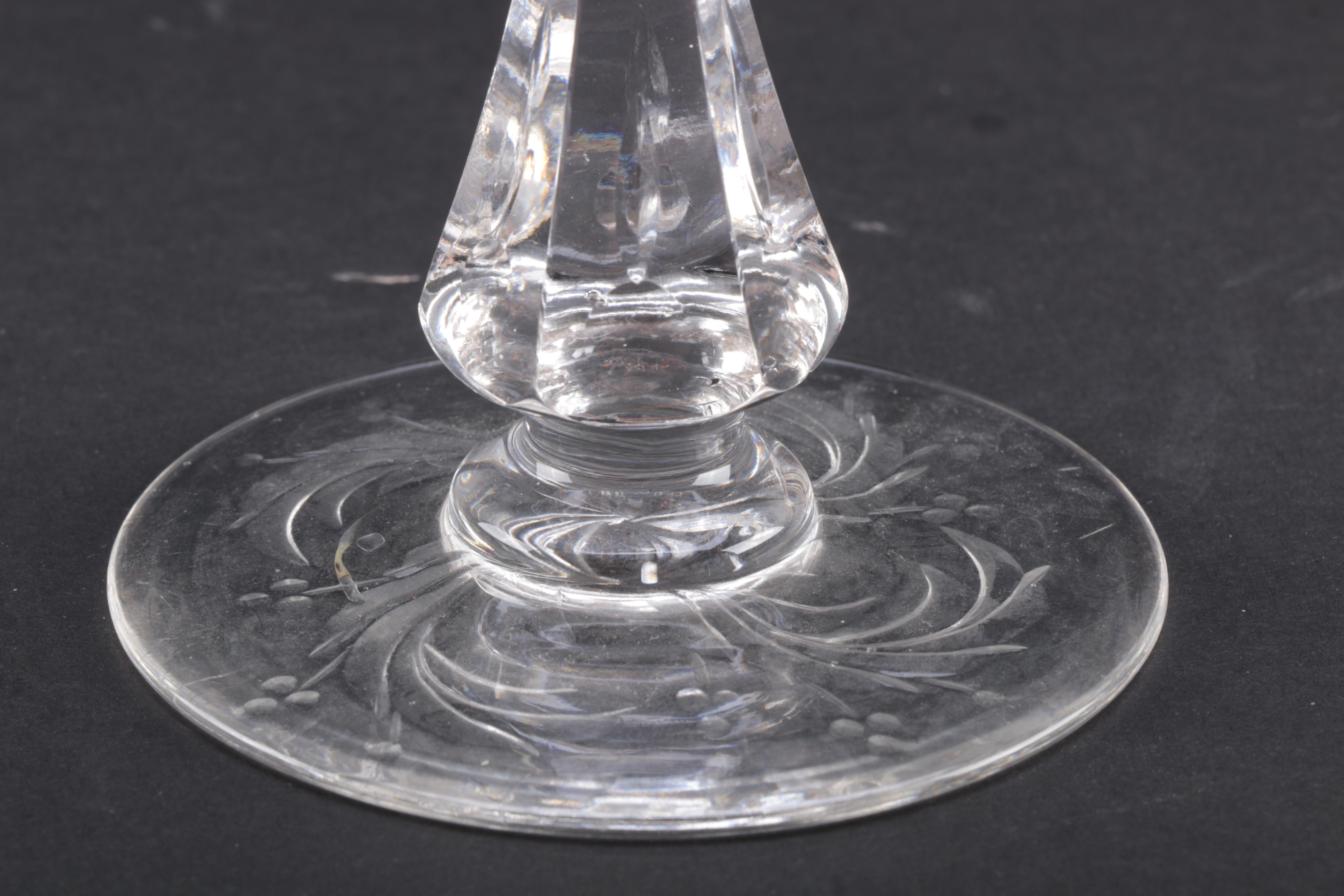 Etched Crystal Glasses