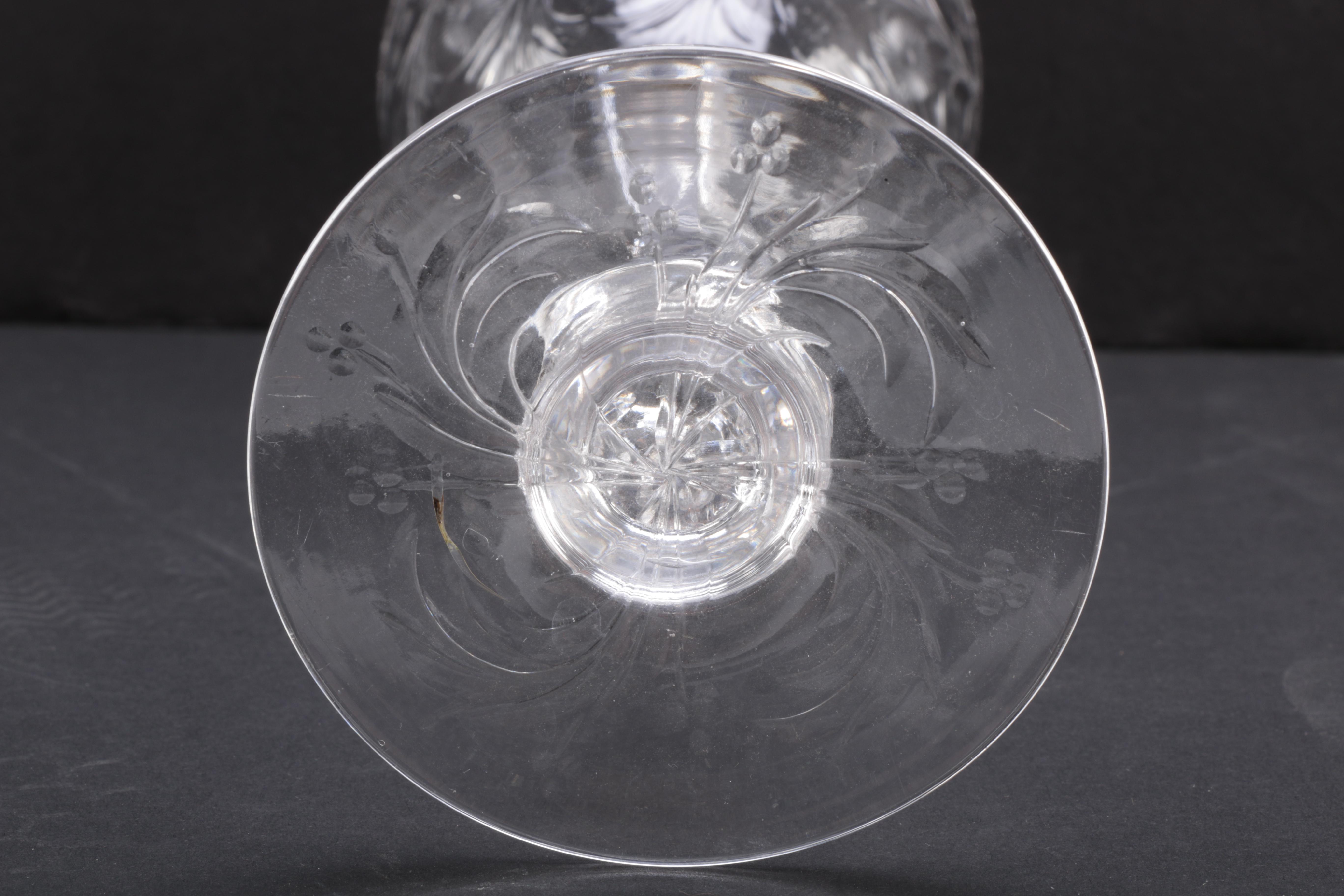 Etched Crystal Glasses