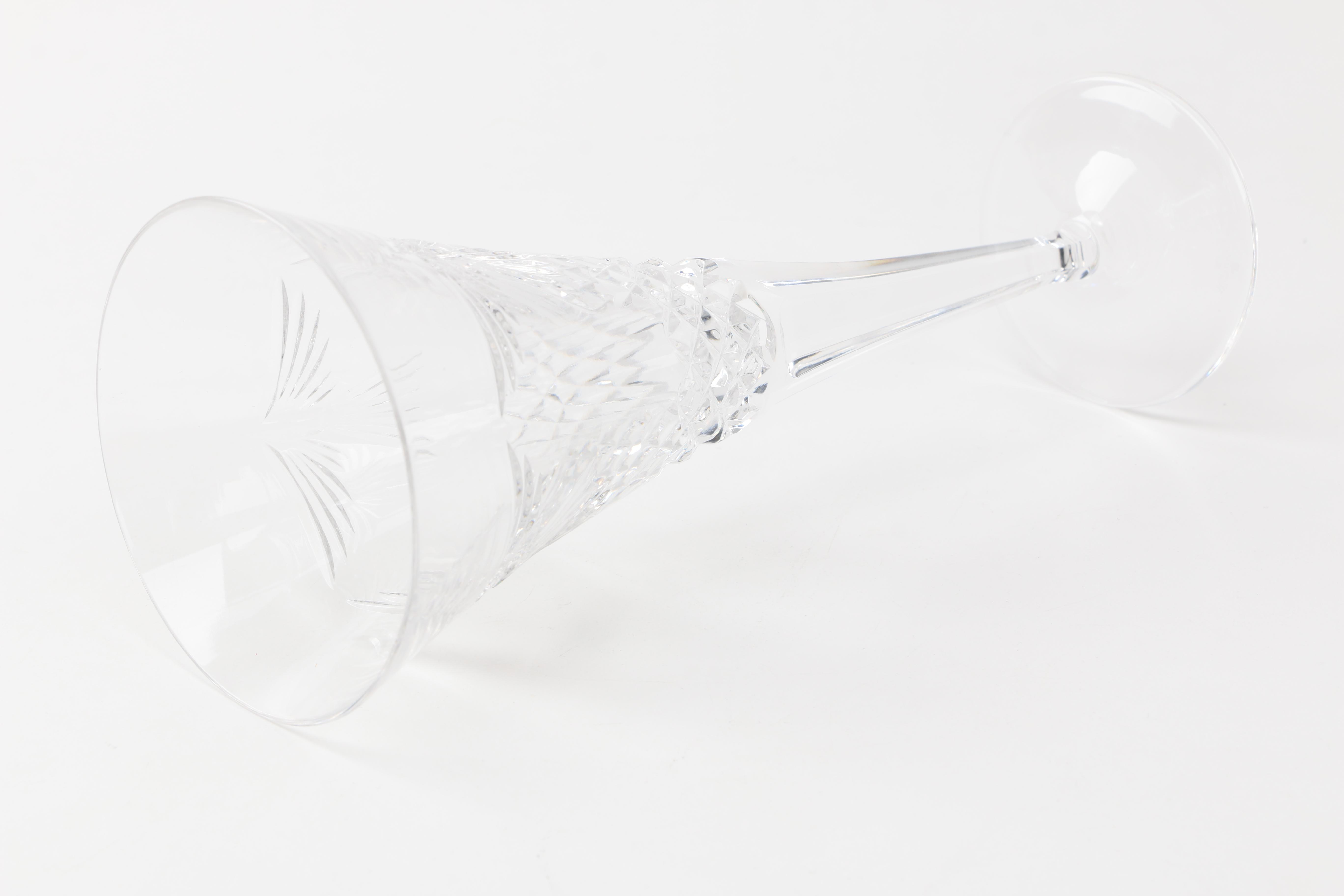 Pair of Waterford Crystal "Peace"  Toasting Flutes