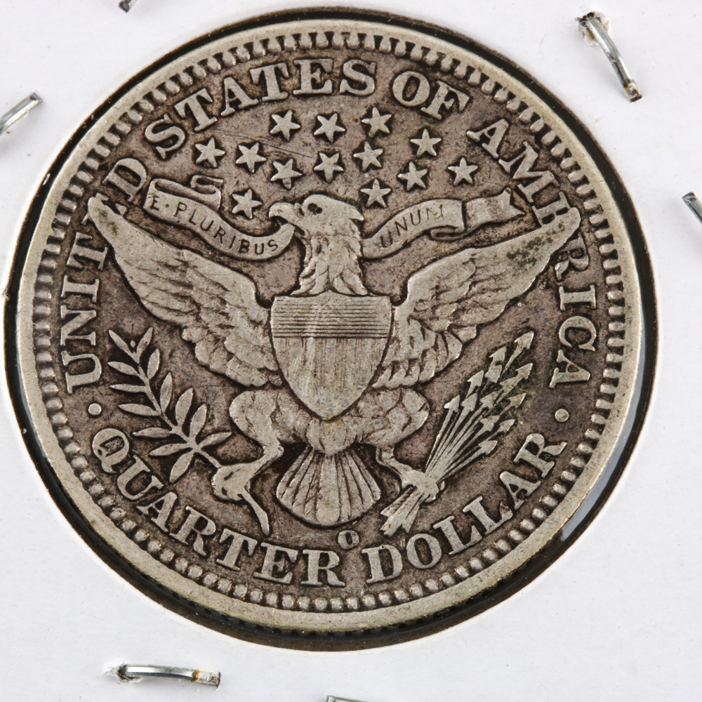 1904-O Barber Quarter