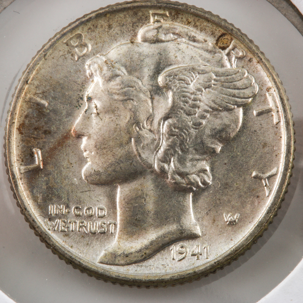 1941 and 1941-D Mercury Dime