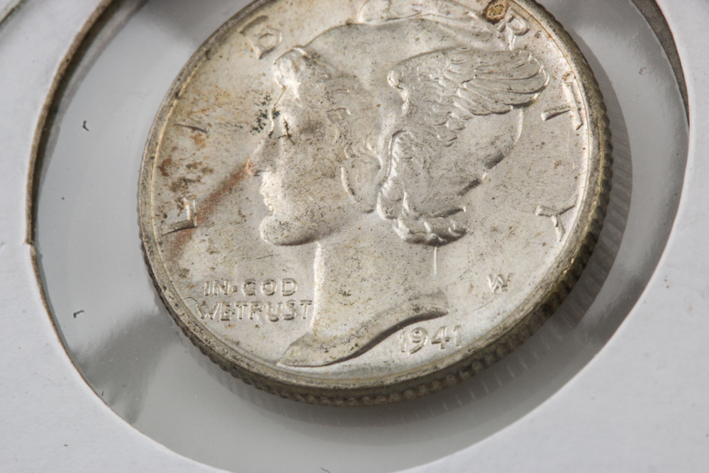 1941 and 1941-D Mercury Dime