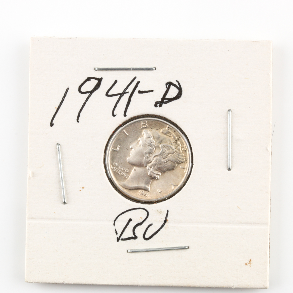 1941 and 1941-D Mercury Dime