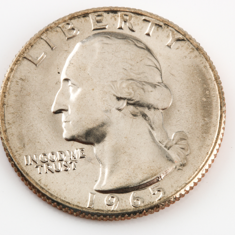 1965 Special Mint Set Washington Quarter