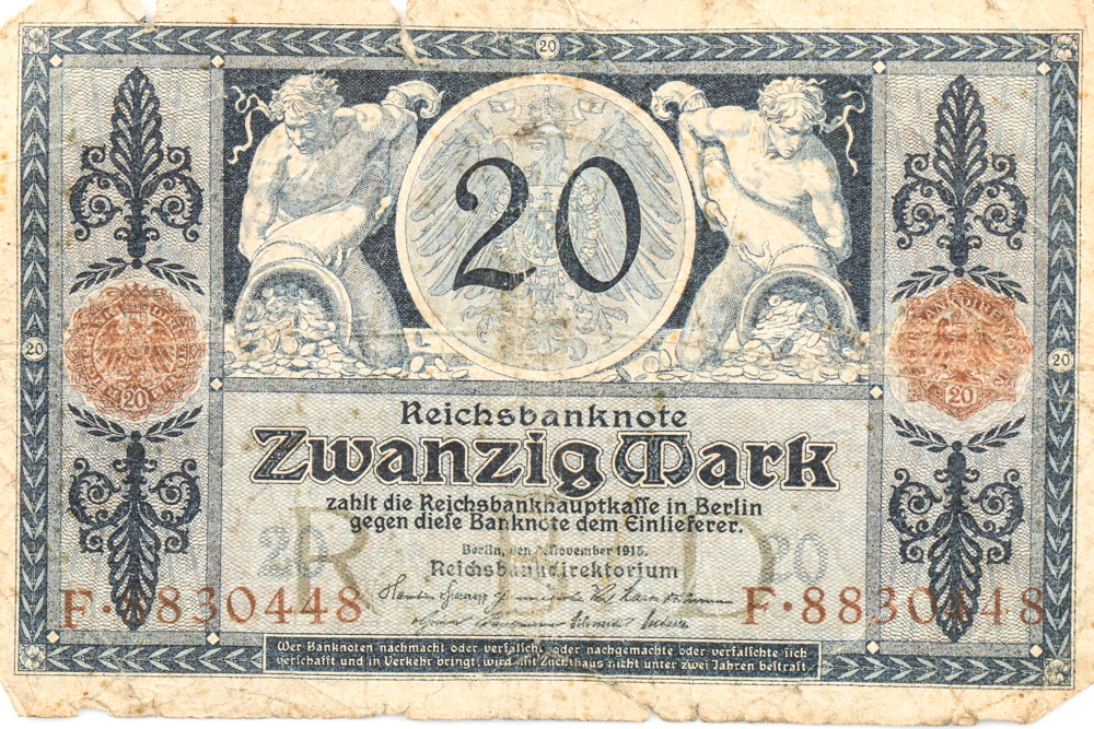 Group of (20) Assorted German Marks