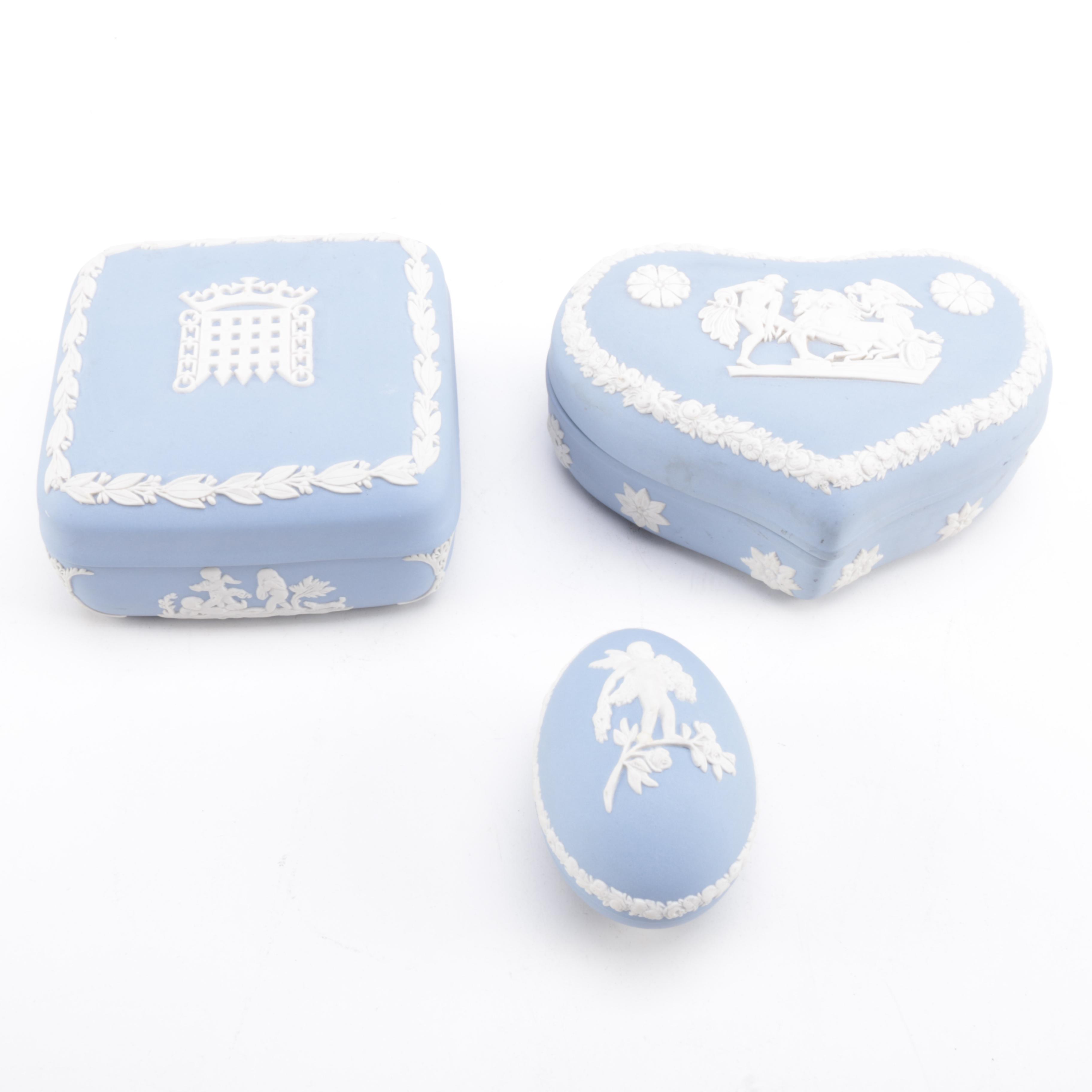 Wedgwood Jasperware Trinket Boxes
