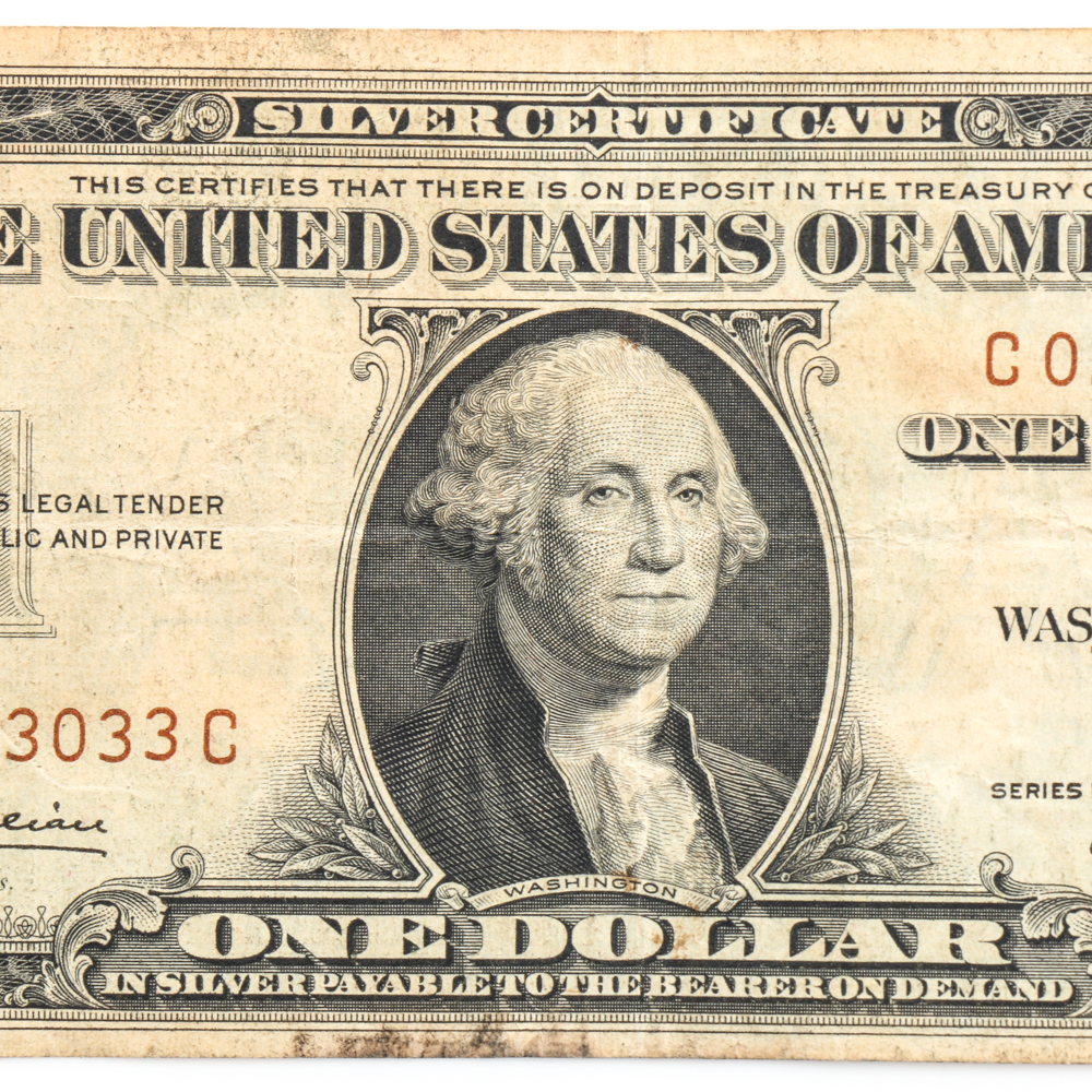 Series 1935-A Brown Seal $1 "Hawaii" Silver Certificate