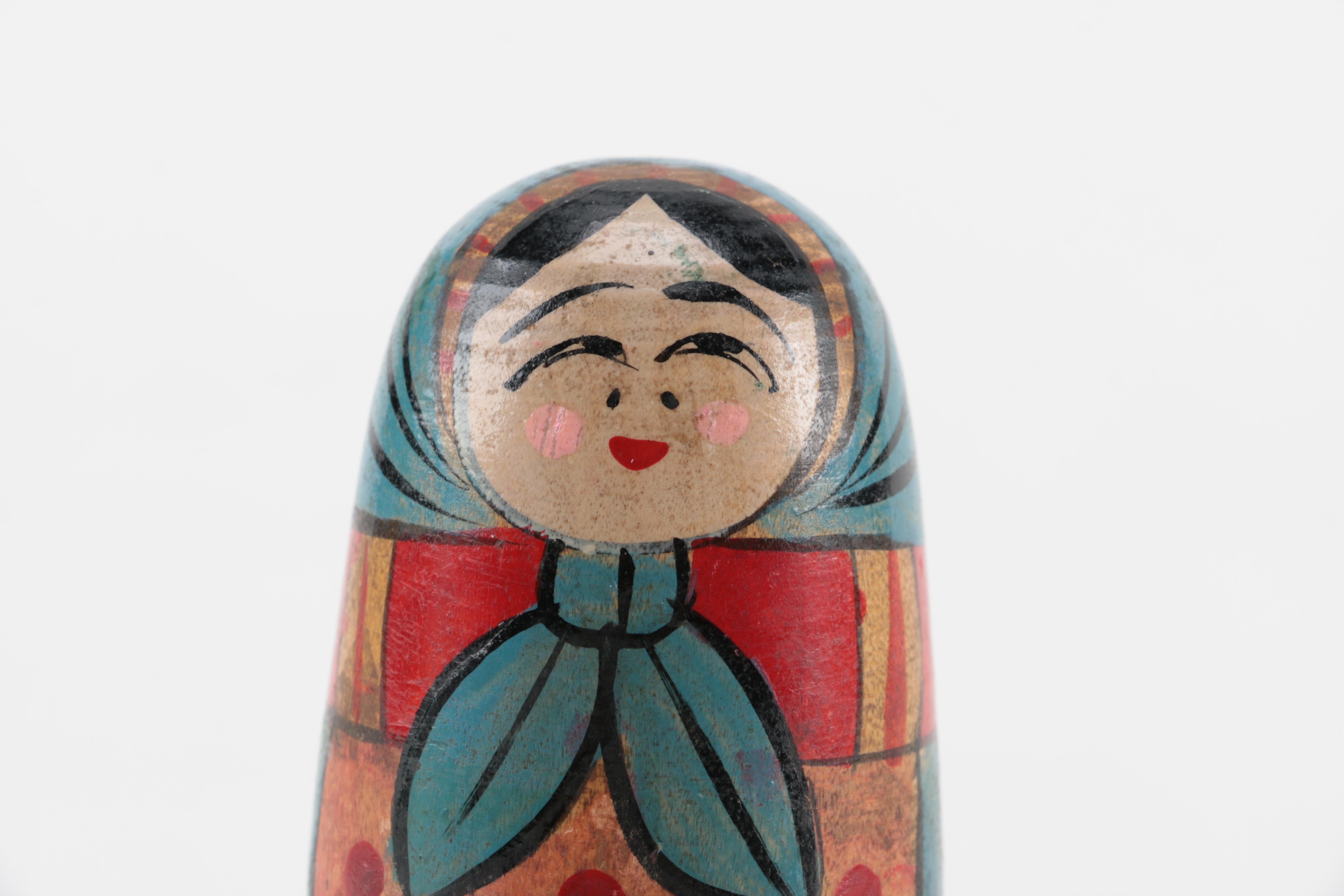 Japanese Wood Nesting Dolls