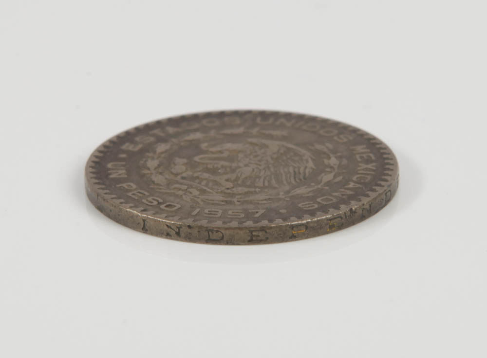 Mexican 1957 One Peso Coin