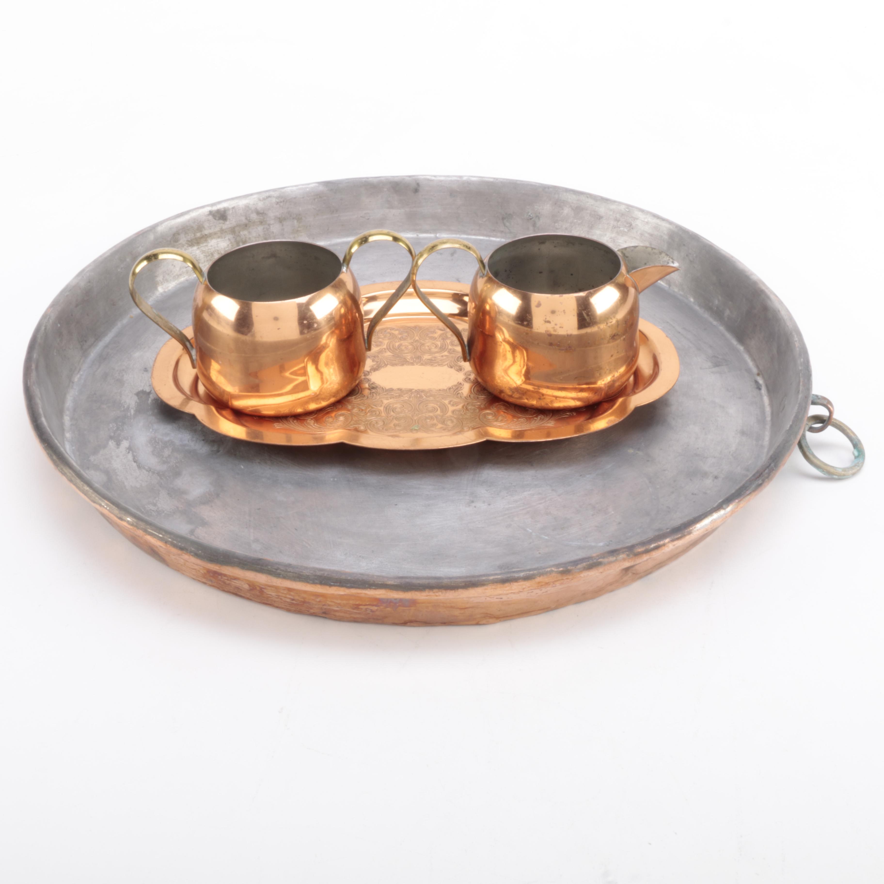 Brass Servingware Featuring Coppercraft Guild