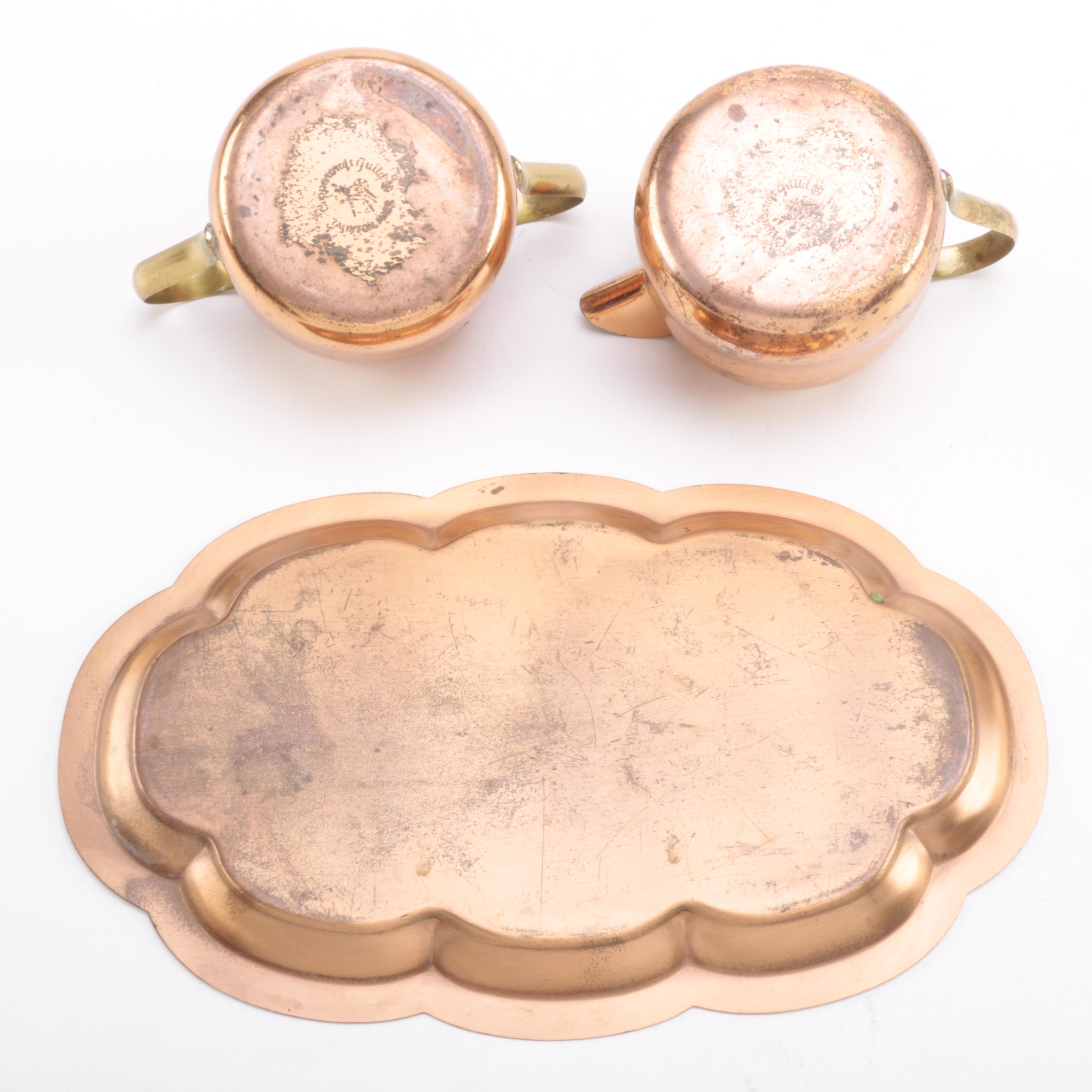 Brass Servingware Featuring Coppercraft Guild