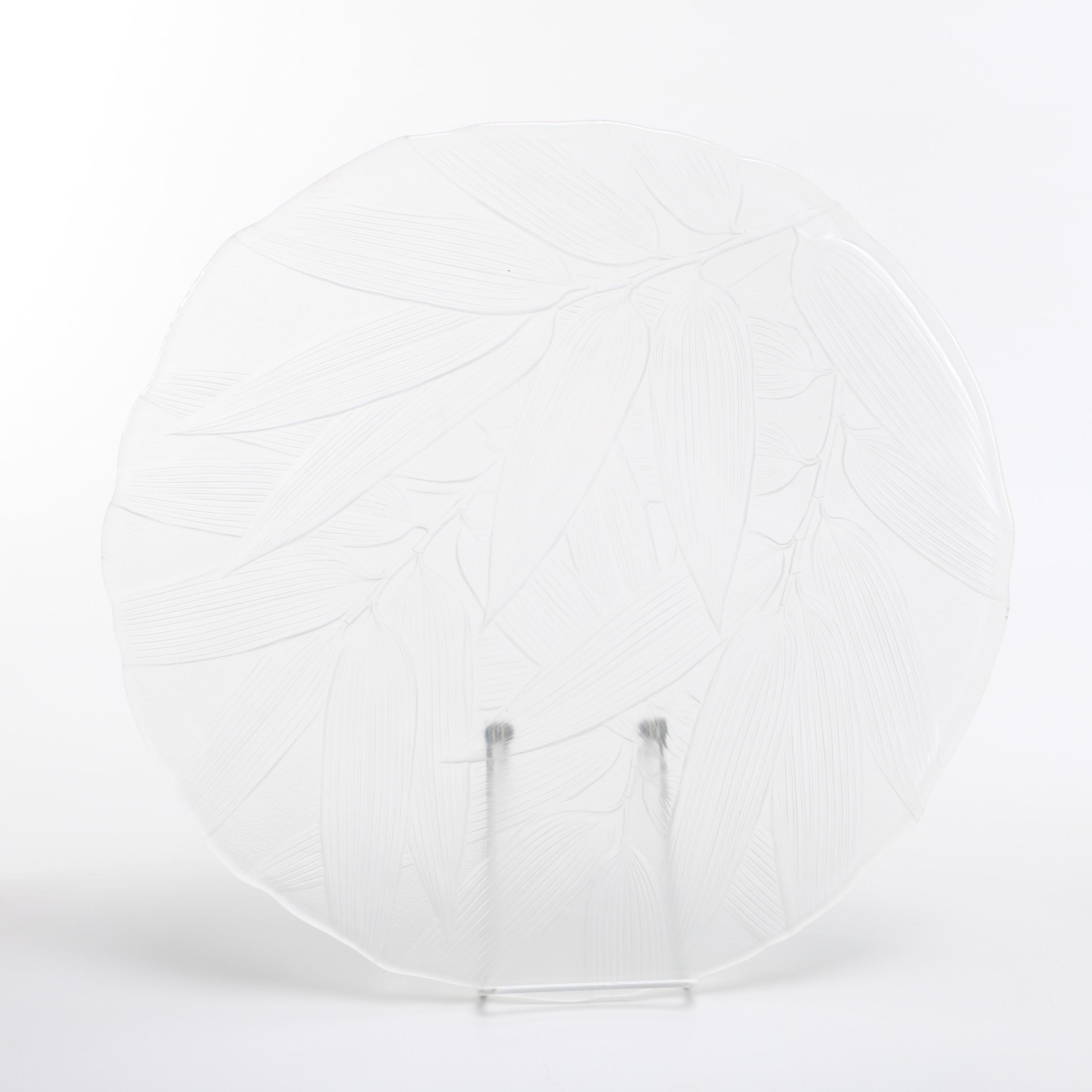 Glass Serveware With Gilding