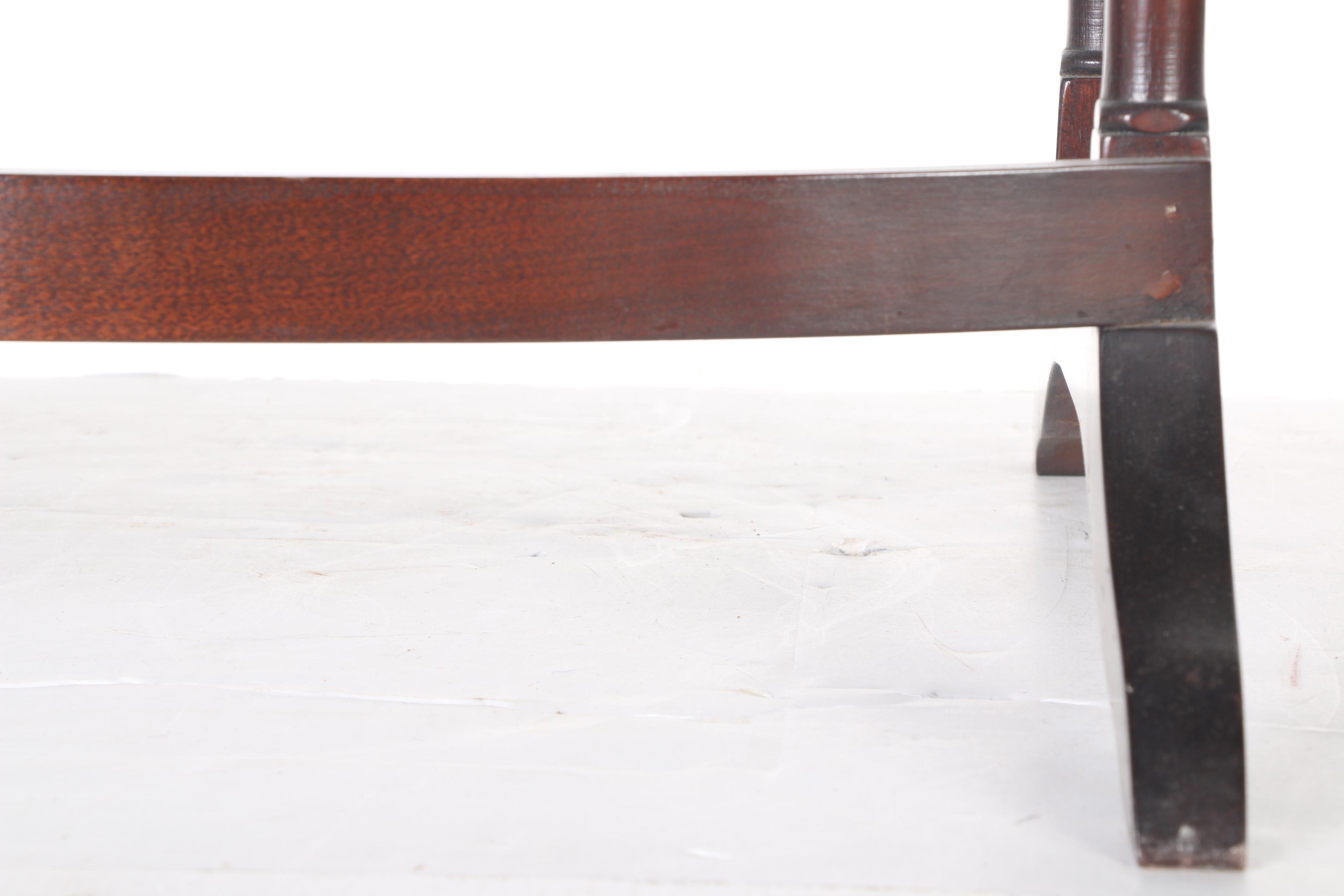 Vintage Regency Style Mahogany Nesting Tables