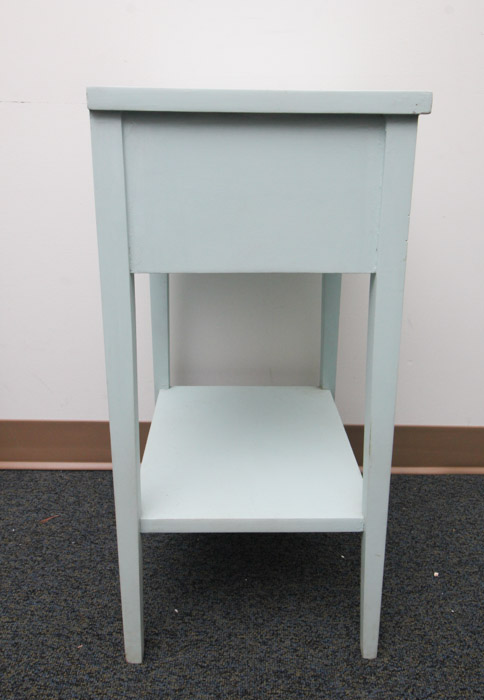 Light Blue Painted Nightstand