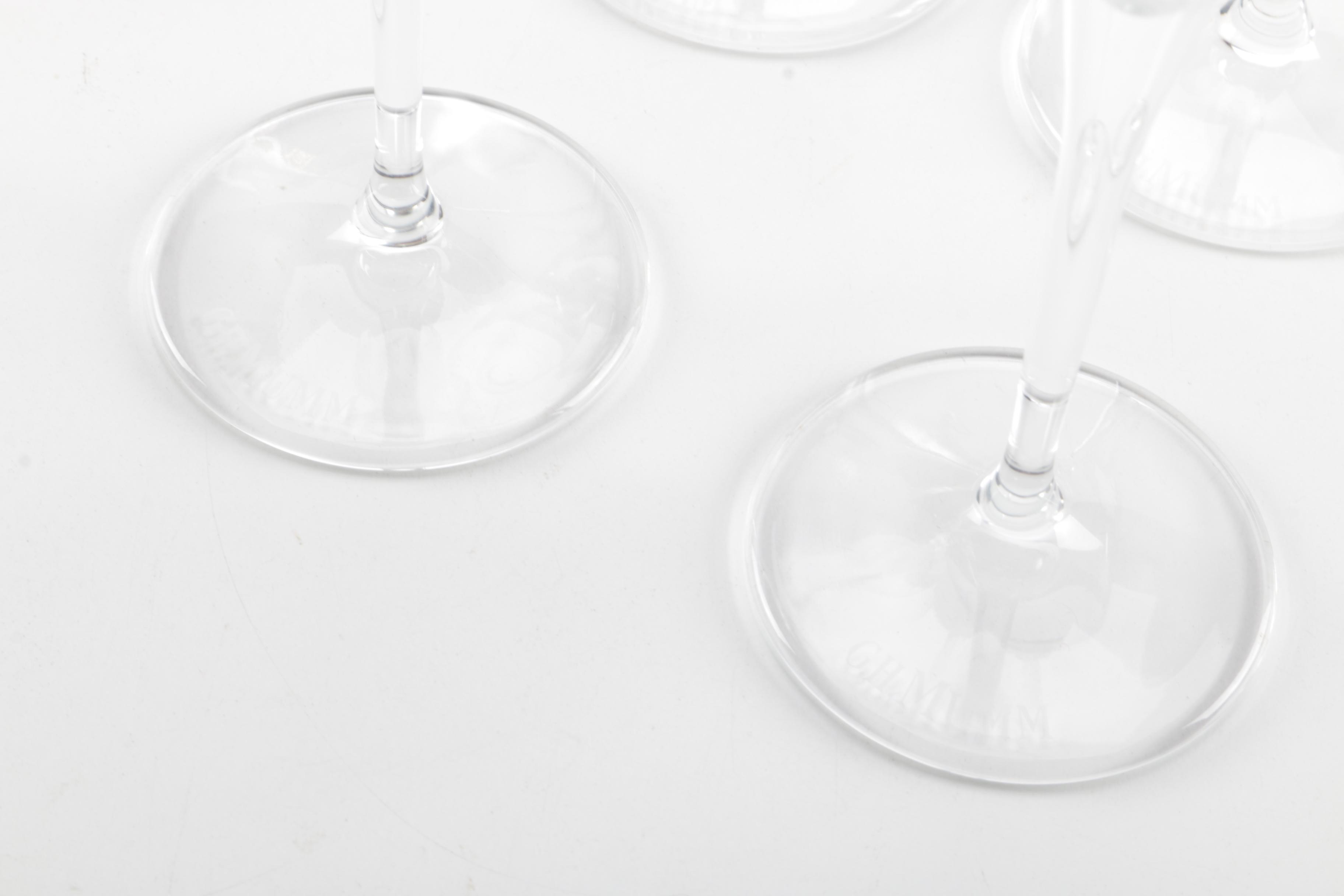 G.H. Mumm Glassware with Champagne Bucket