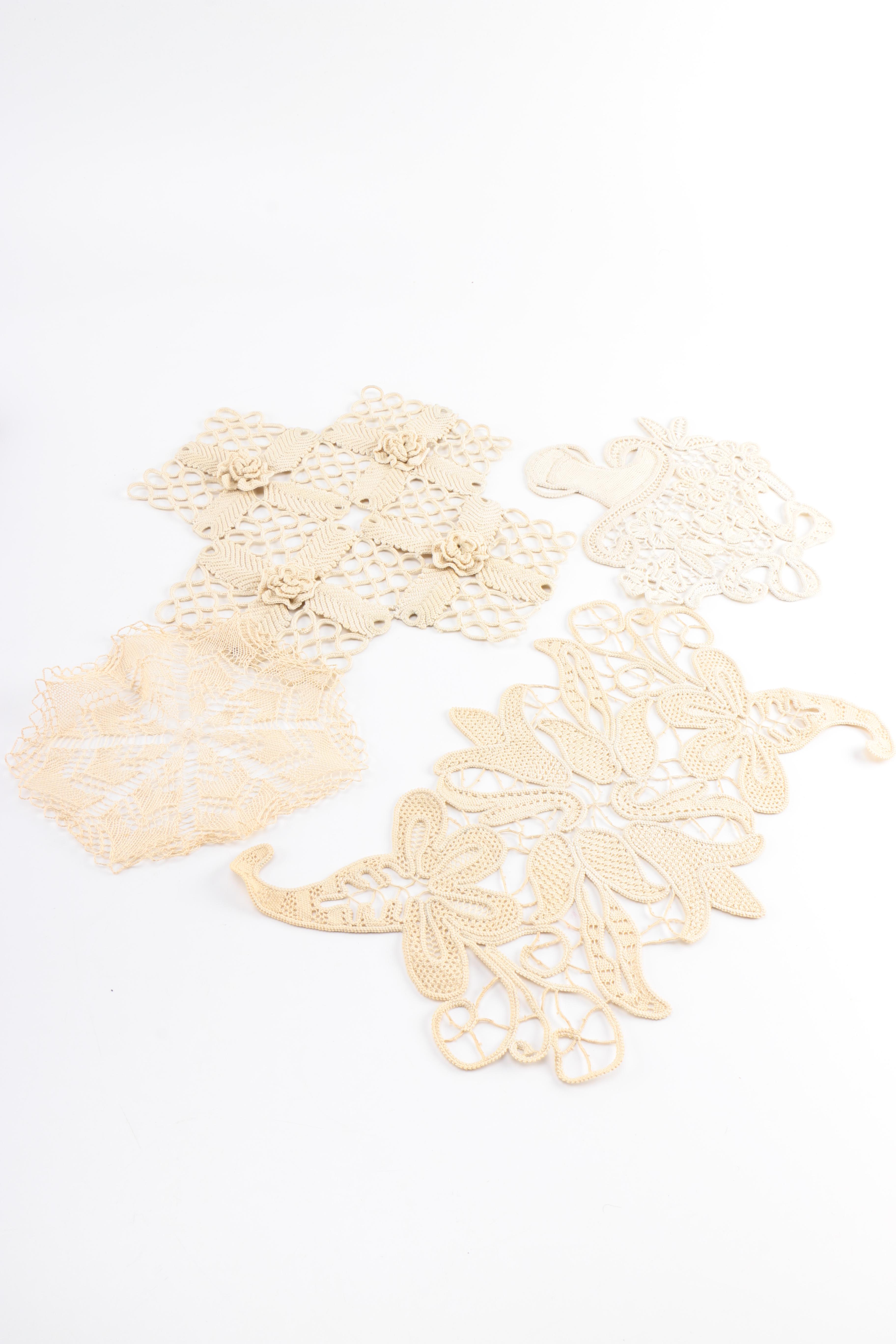 Decorative Textiles Including Doilies and Placemats