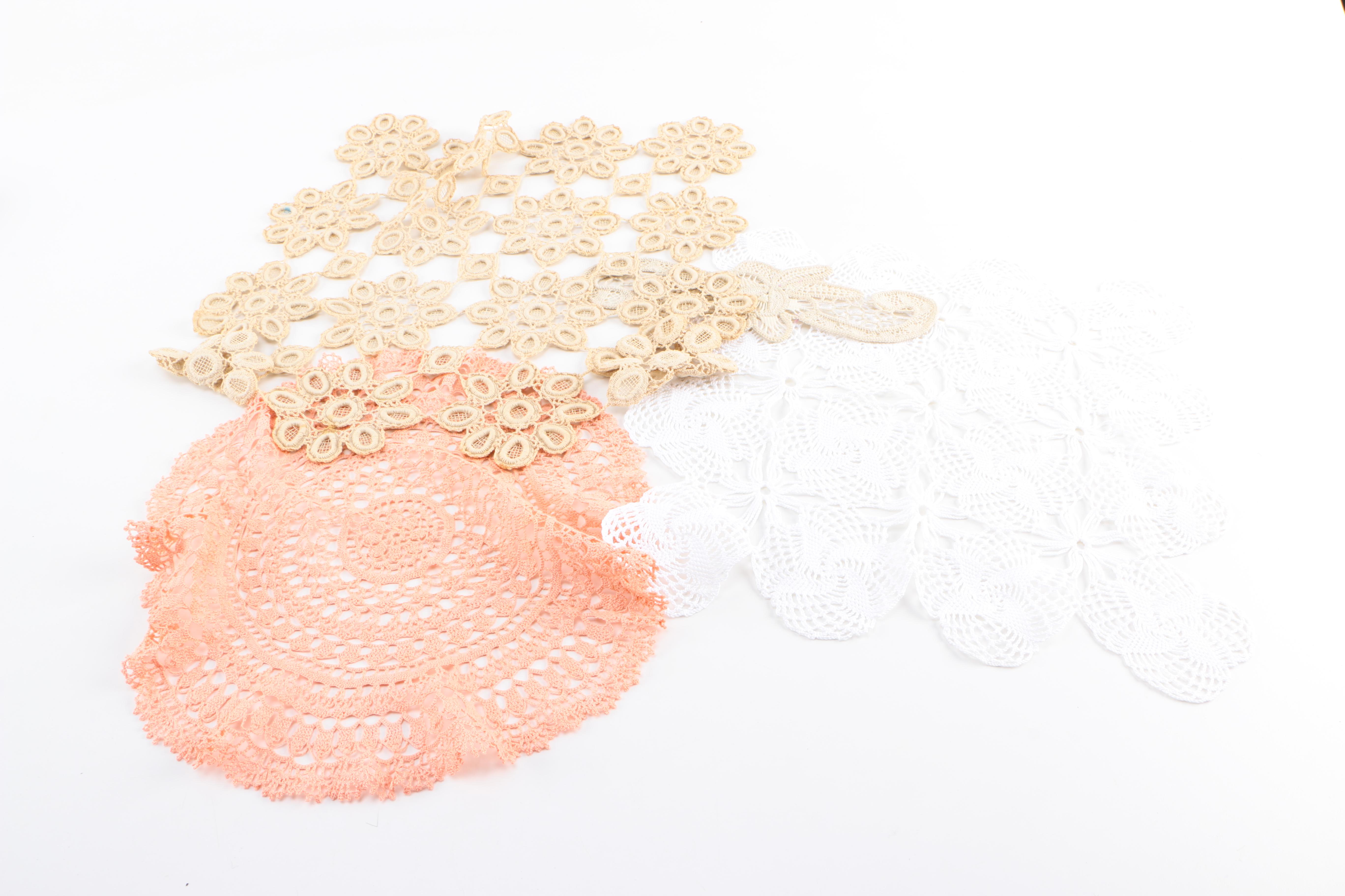 Decorative Textiles Including Doilies and Placemats