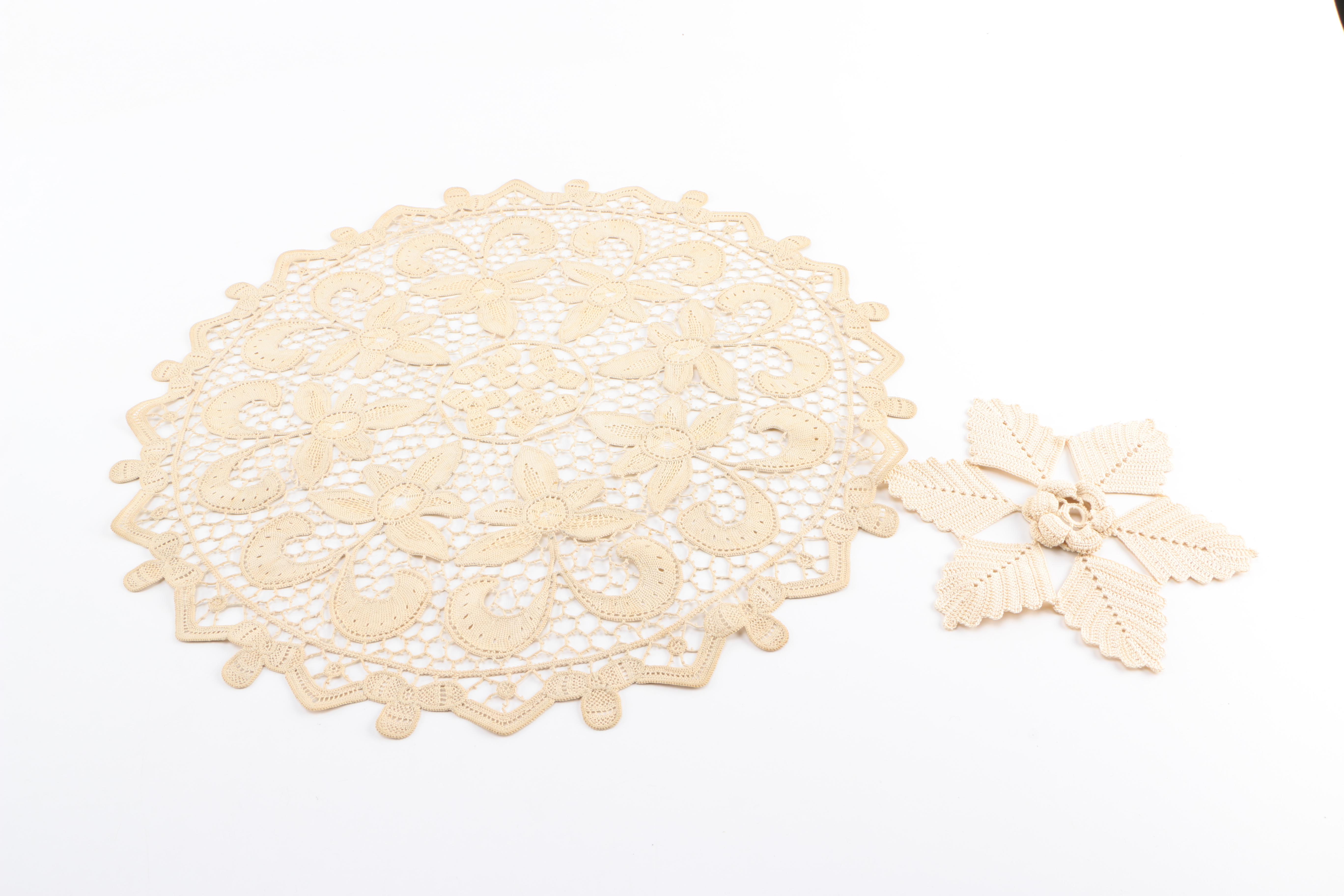 Decorative Textiles Including Doilies and Placemats
