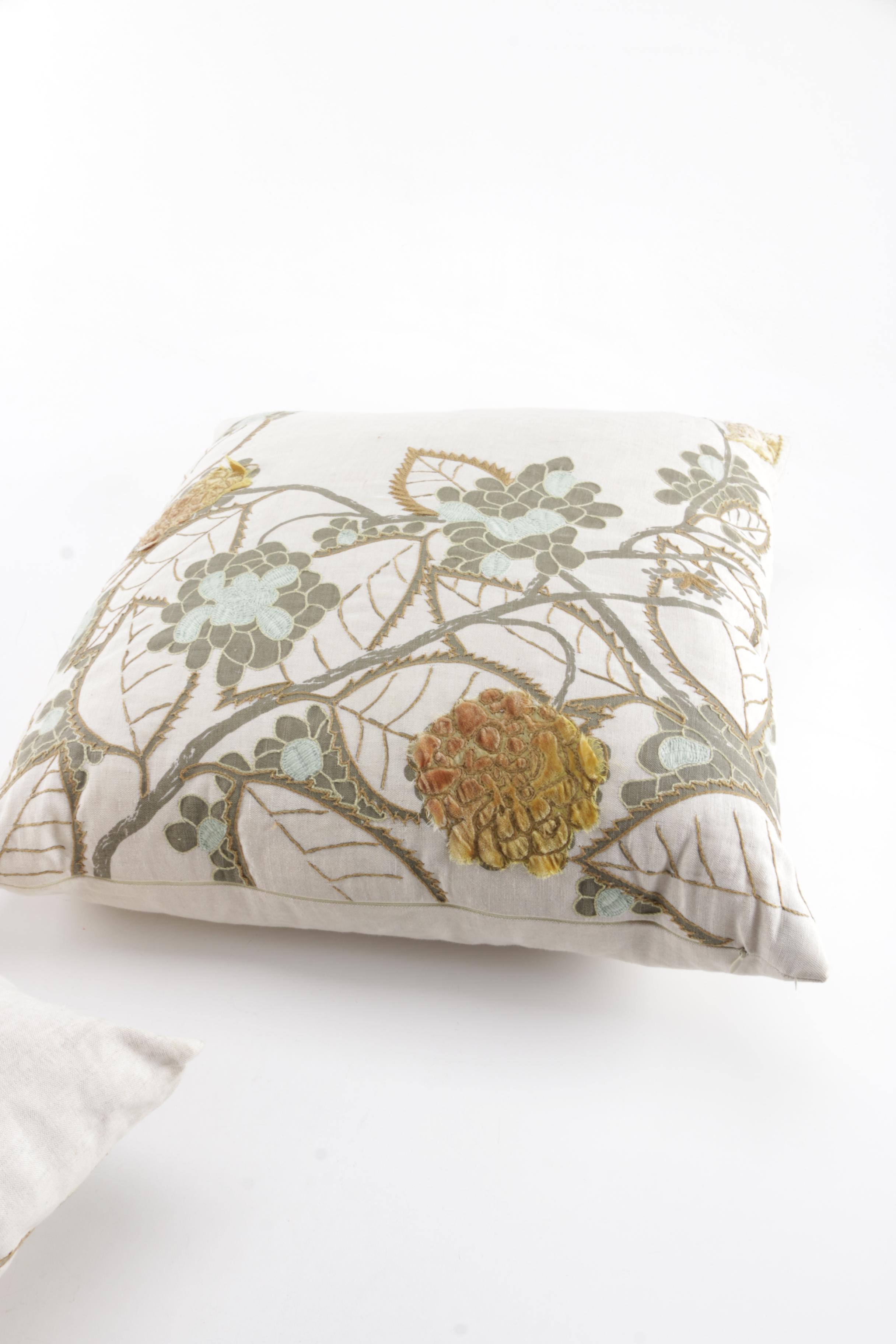 Floral Throw Pillows