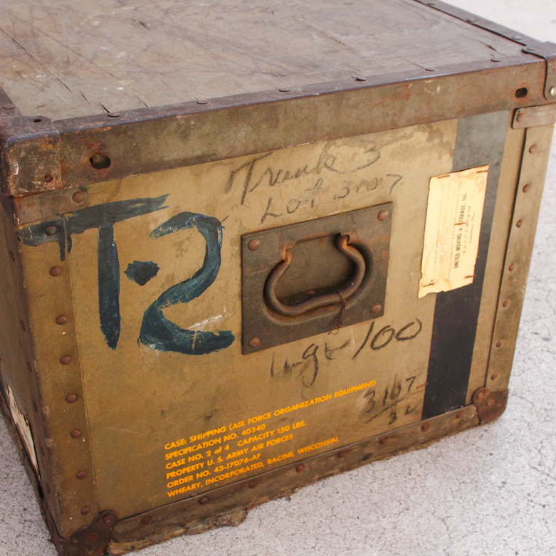 U.S. Army Air Force World War II Era Trunk