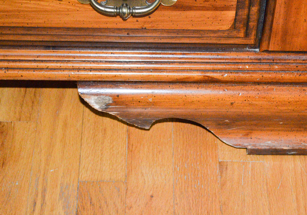 Chippendale Style Chest of Drawers with Mirror